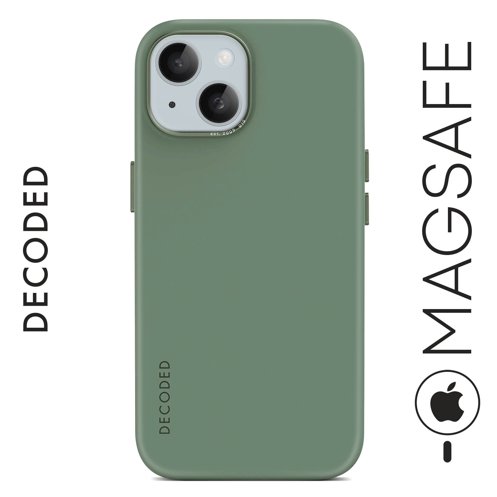 DECODED Funda silicona con MagSafe iPhone 15 Plus Decoded Grafito