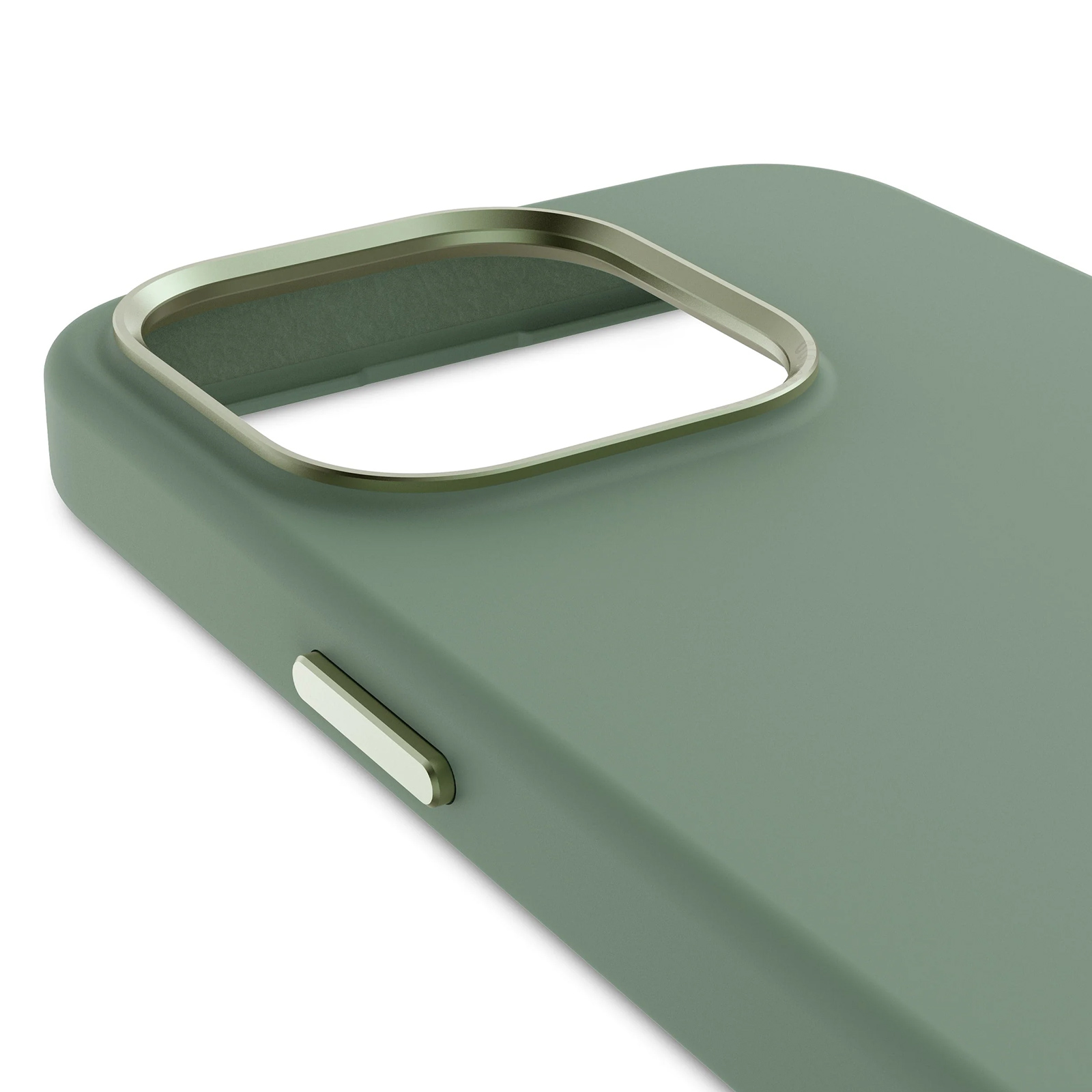 Funda de silicona verde DECODED iPhone 15 Plus - Funda de teléfono