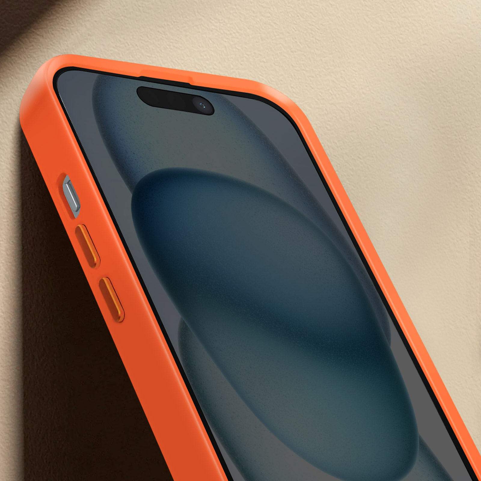 Carcasa Silicona iPhone 12/12 Pro Apple MagSafe Naranja Kumquat