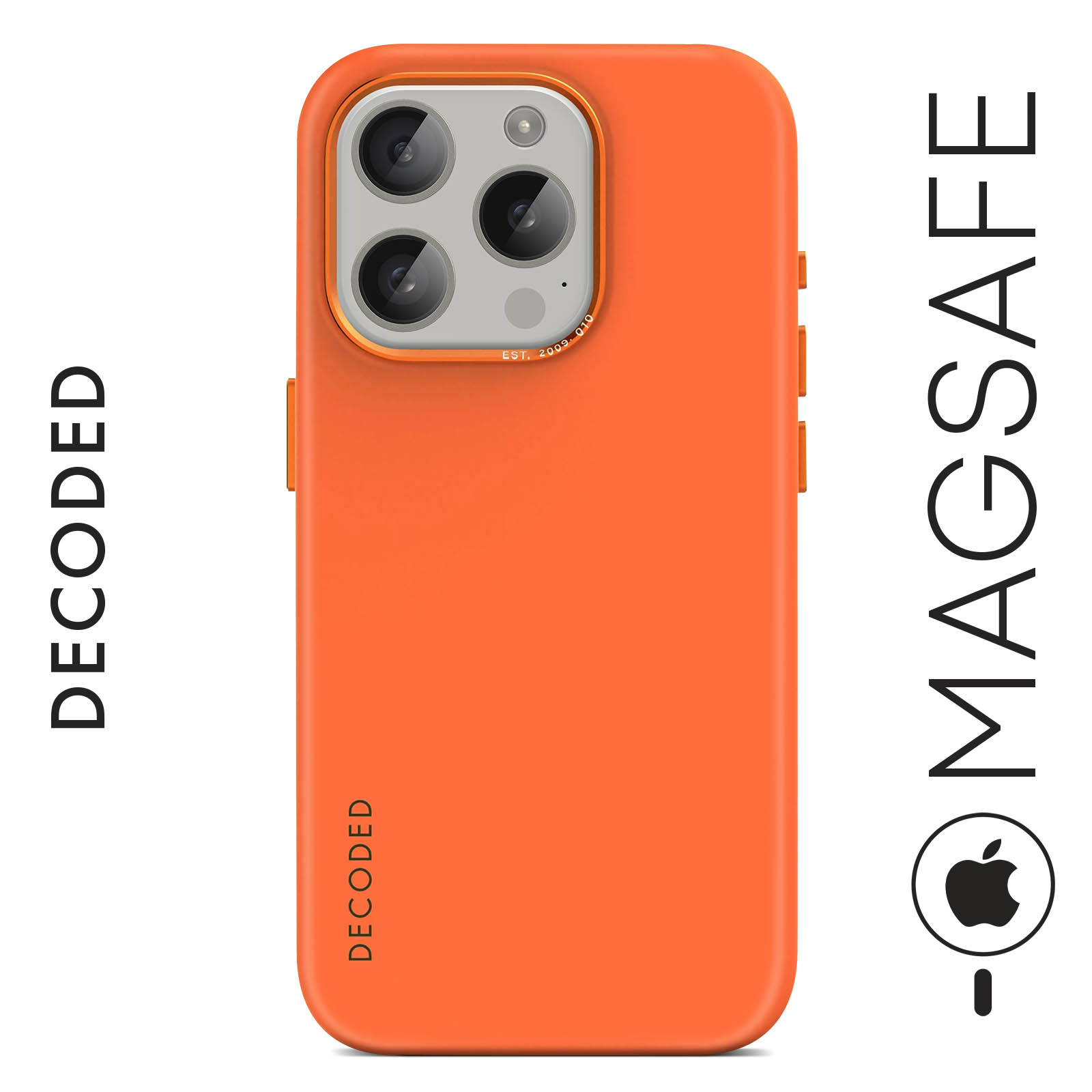 Case de silicona antimicrobiana DECODED para iPhone 15 Pro Max