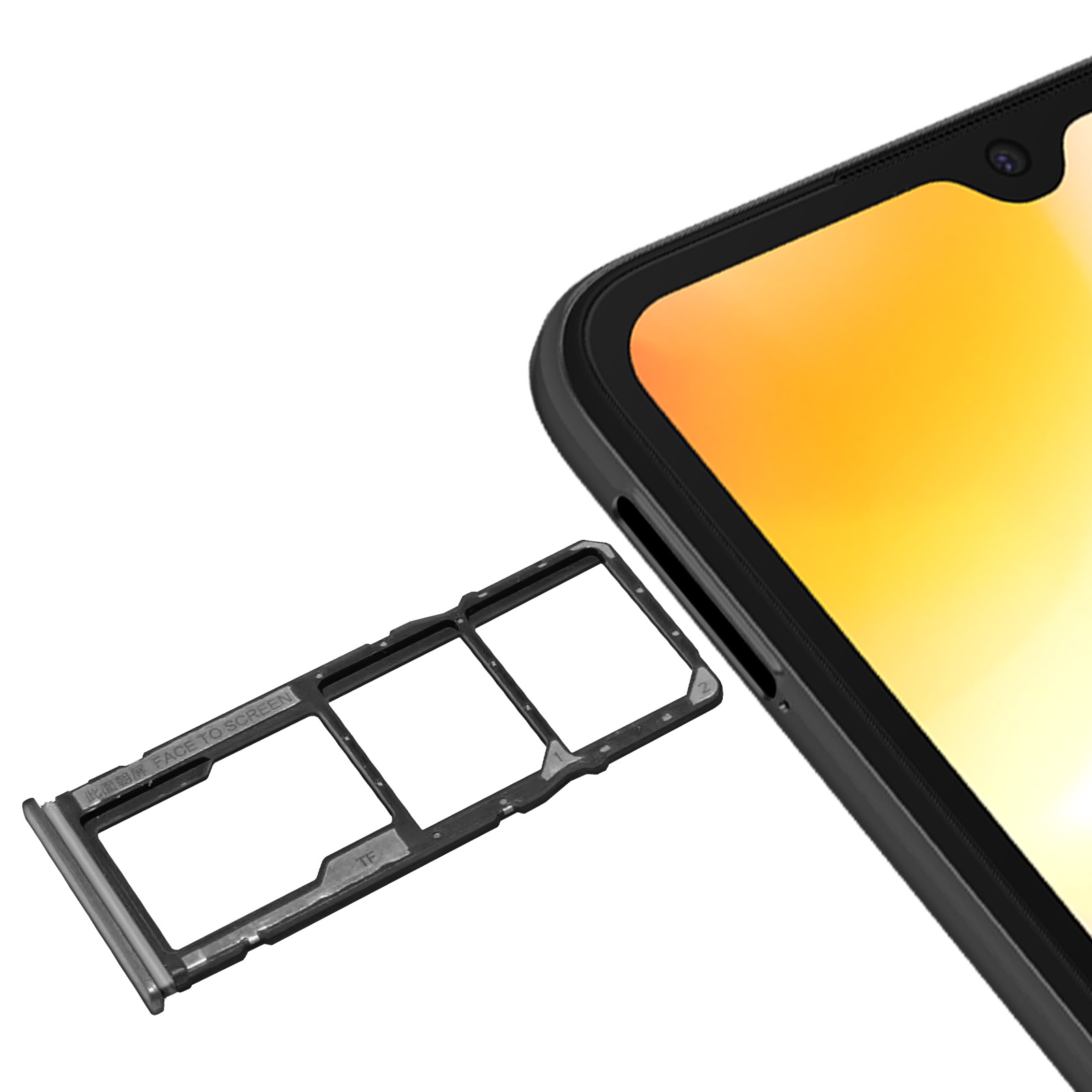Soporte de bandeja de ranura para tarjeta SIM, adaptador micro SD de  repuesto para Google Pixel 7 (negro)