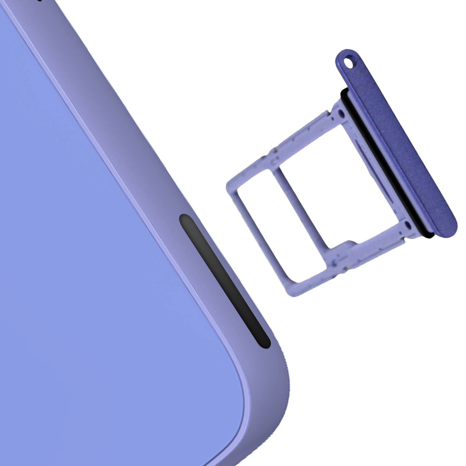 Tiroir adaptateur carte Nano SIM et carte Micro-SD de remplacement - Violet  p. Samsung Galaxy Note 9 - Français