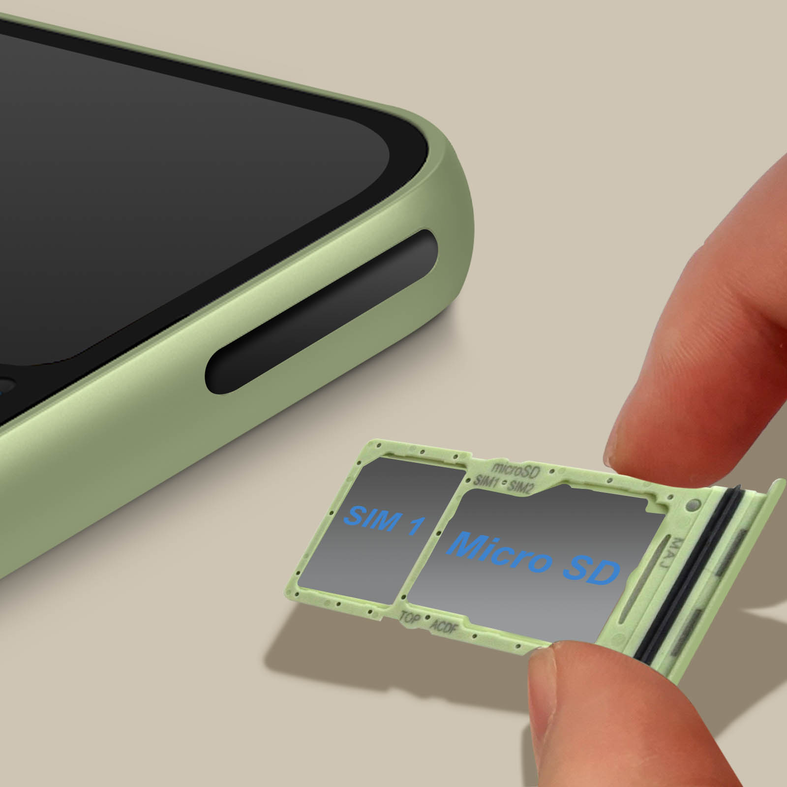 Support de carte SD pour Samsung, boîtier de téléphone d'origine