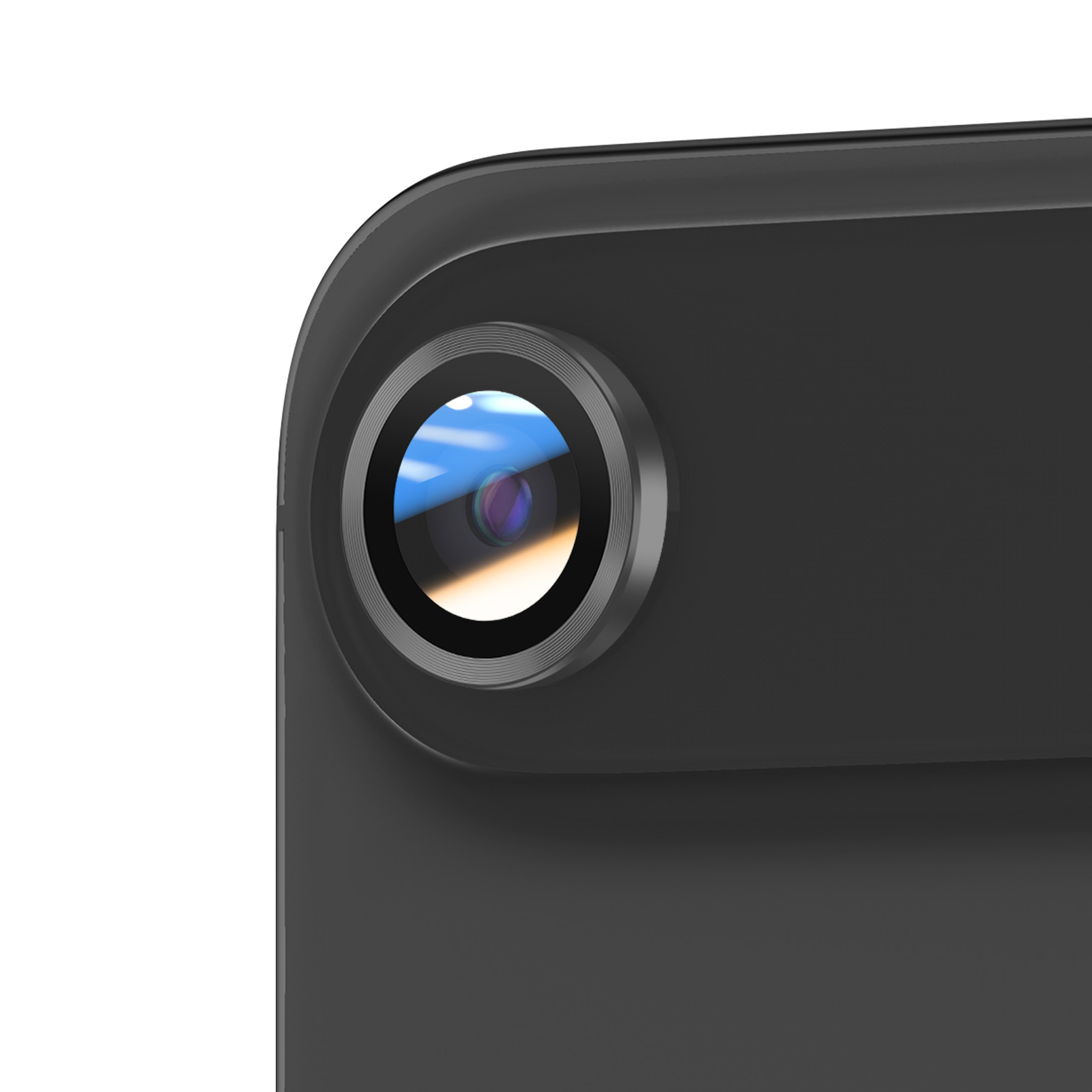 Film De Protection IPhone 14 (Écran) - Anti-Rayures, Pose Facile Sans Bulles - Compatible Avec La Plupart Des Coques - Noir Carbone