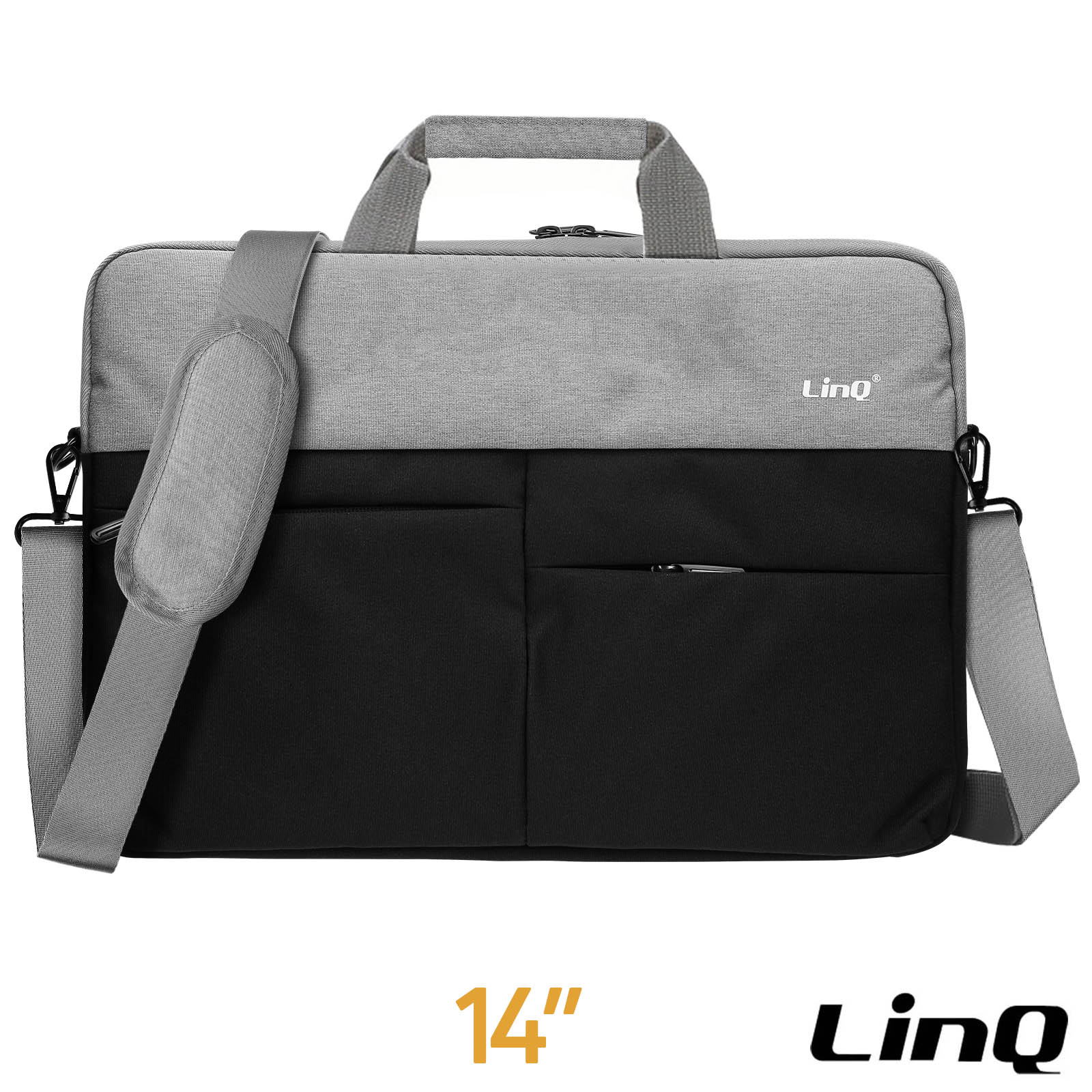 Sacoche Ordinateur Portable 14 pouces Multi-rangements, LinQ