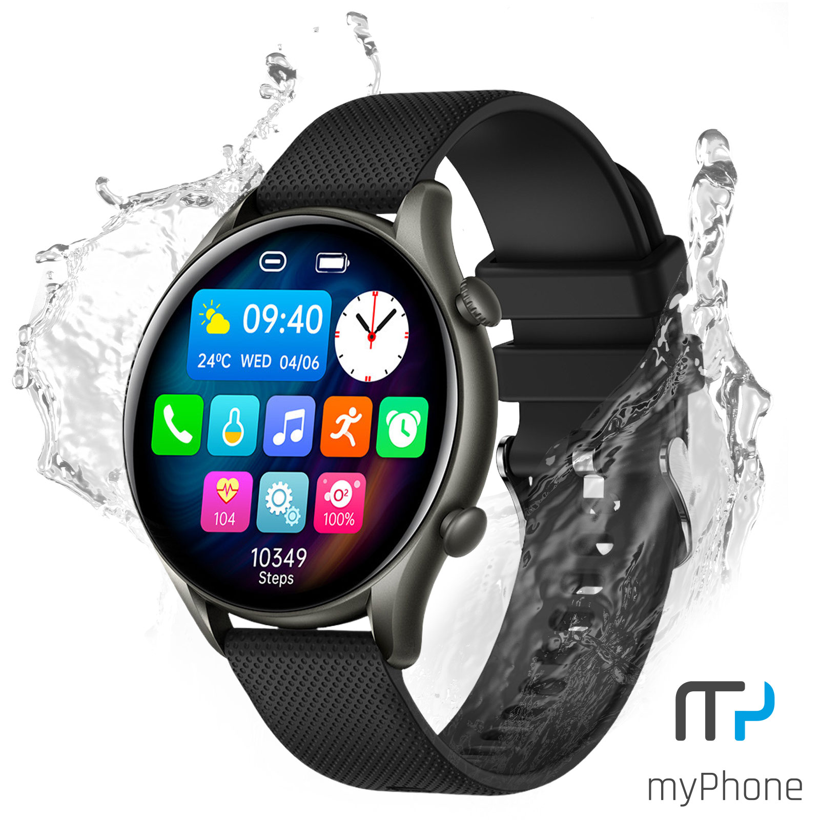 Montre Connectée Homme Femme Smartwatch Montre Sport Bluetooth 1,7 Étanche  IP68 Compatible Android et iOS Vert
