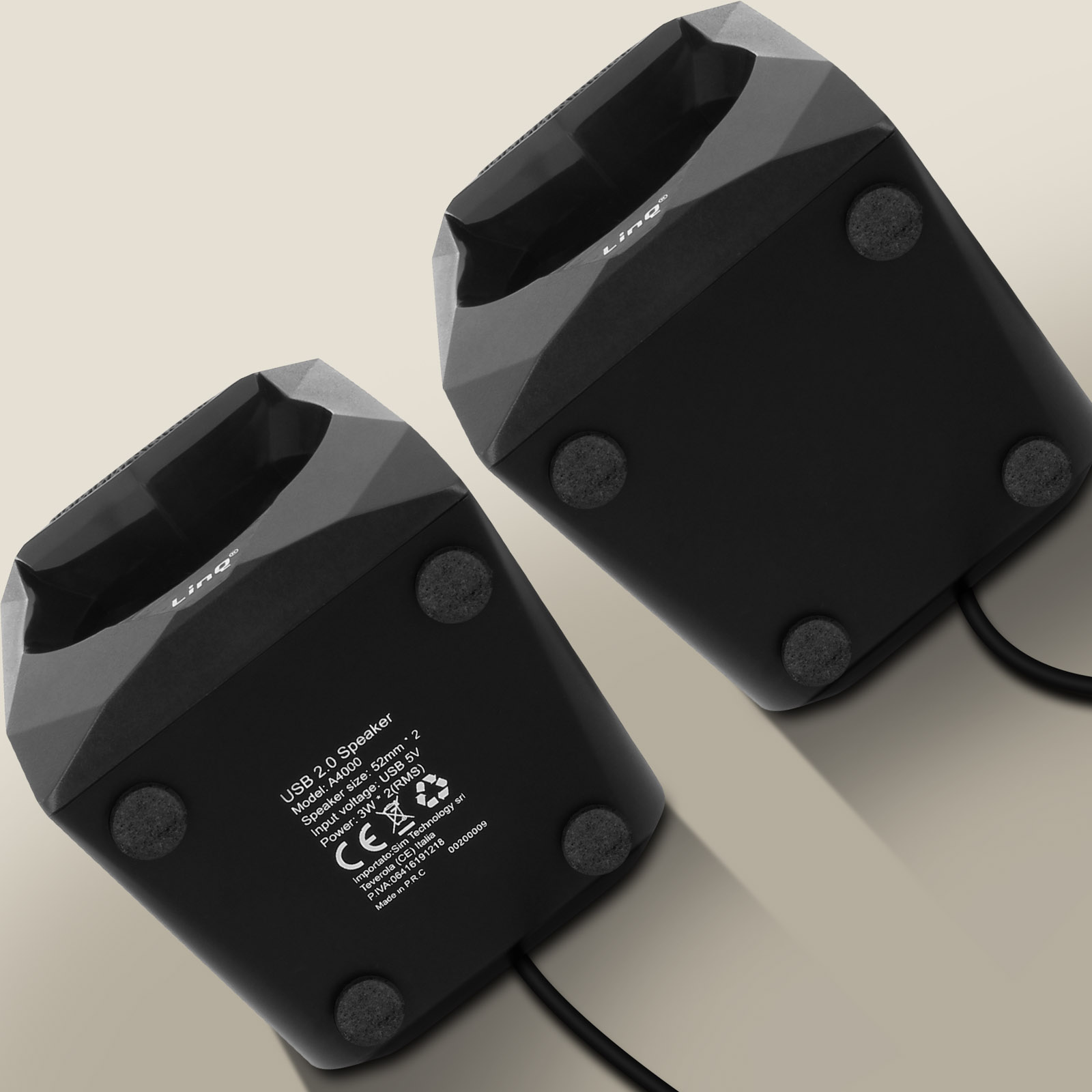 Stock Bureau - NEDIS Enceintes filaire jack 3,5 mm et USB caisson de basse  15W + 2x9W noir