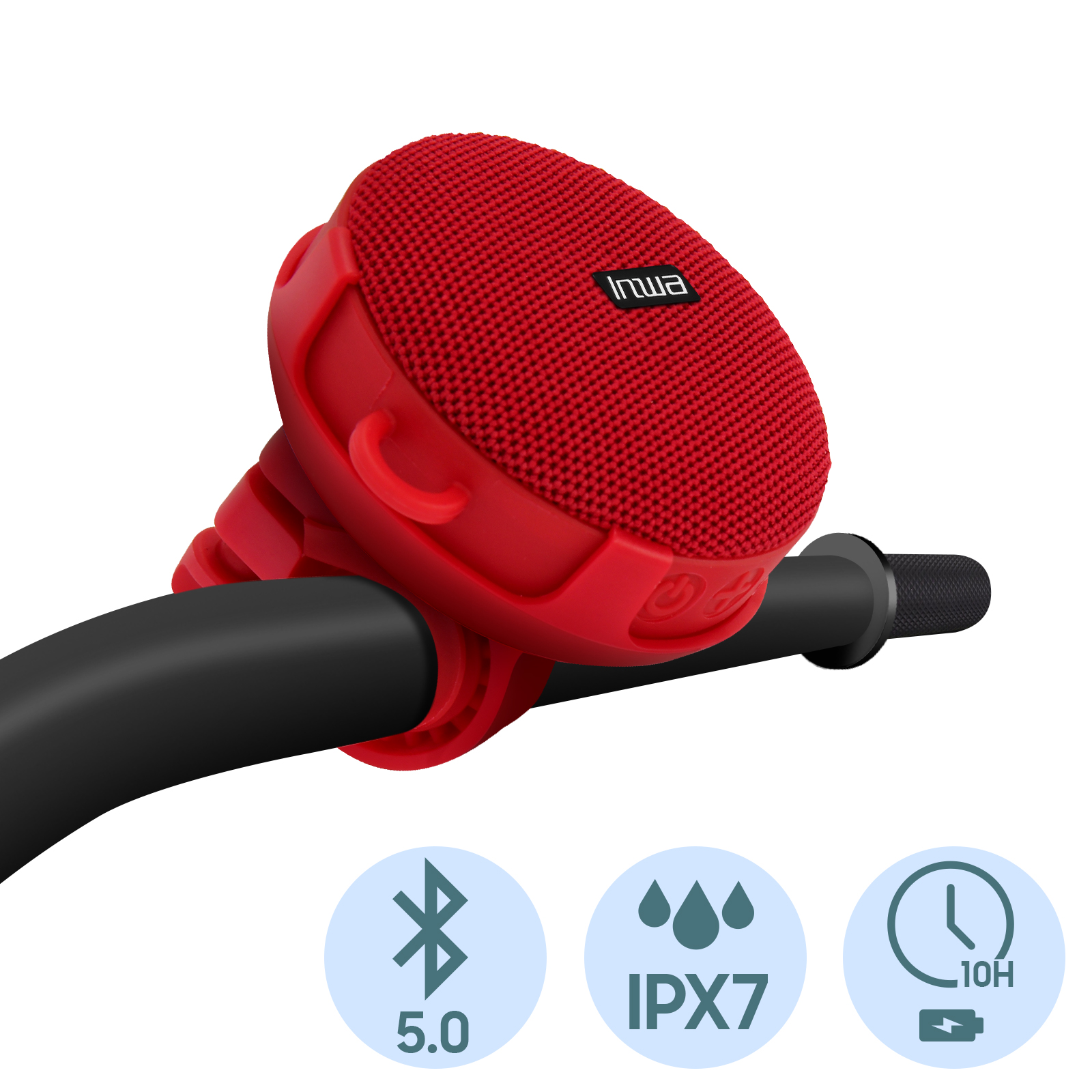 Avizar Enceinte Bluetooth Vélo Haut-parleur Sport 5W Sans-fil Étanche IPX7  noir - Enceinte Bluetooth - LDLC