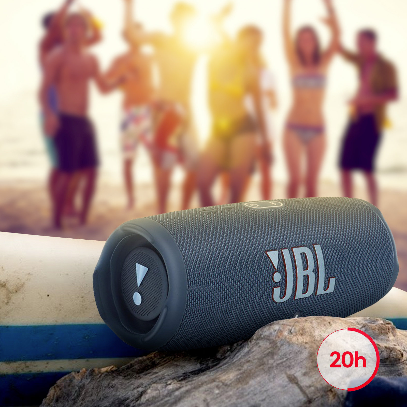 JBL CHARGE 5 Enceinte Bluetooth outdoor, étanche à l'eau, USB camouflage -  Conrad Electronic France