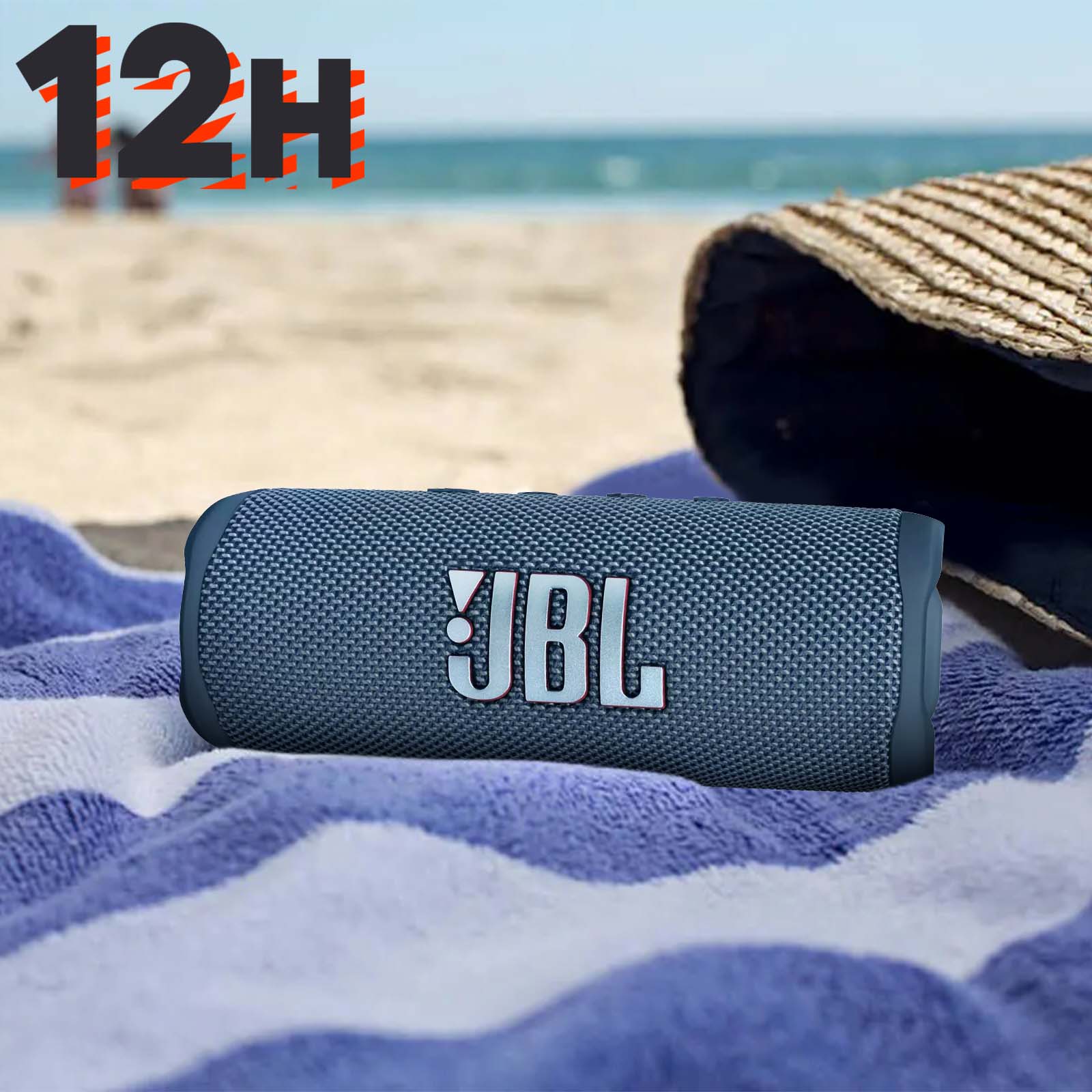 JBL Flip 6 Enceinte Bluetooth étanche à l'eau vert camouflage - Conrad  Electronic France