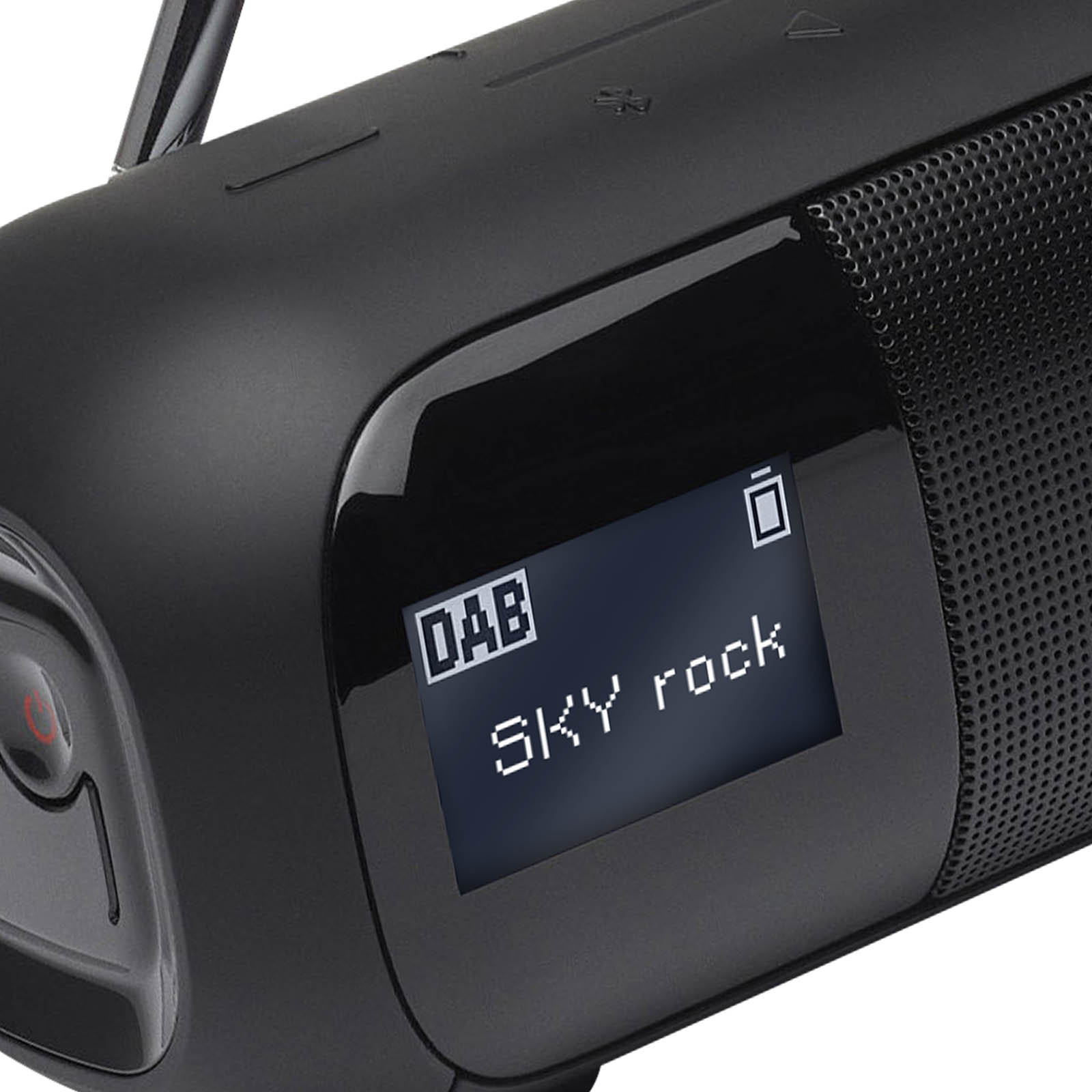Enceinte Radio JBL Bluetooth Son Cristallin Étanche IPX7, Écran LCD et