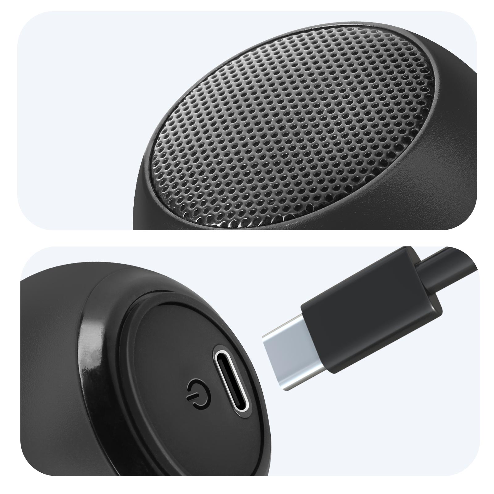 Mini Enceinte Bluetooth Moxie Iron Boom Mini, Design Compact - Noir -  Français