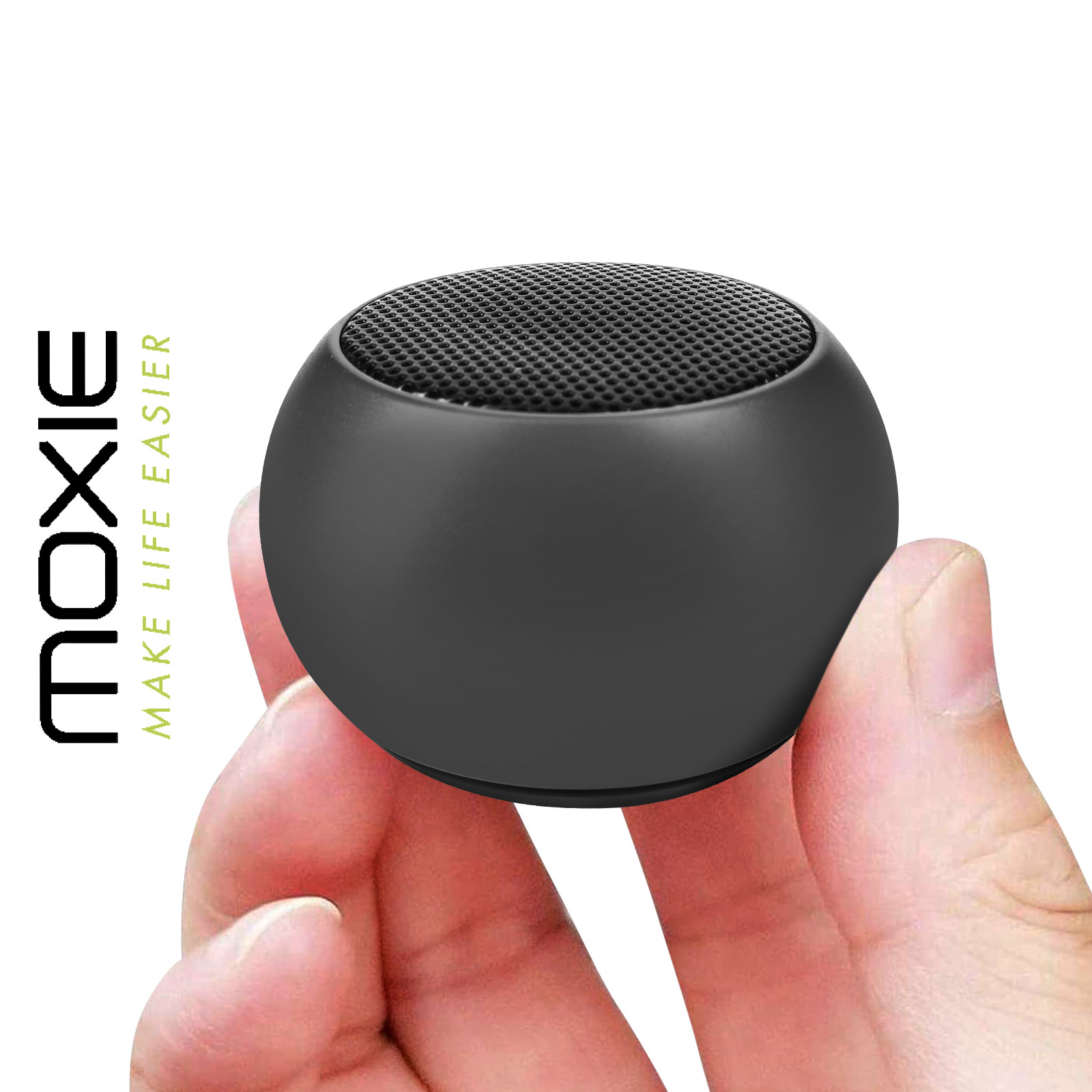 Mini altavoz Bluetooth Moxie Iron Boom, diseño compacto - Negro - Spain