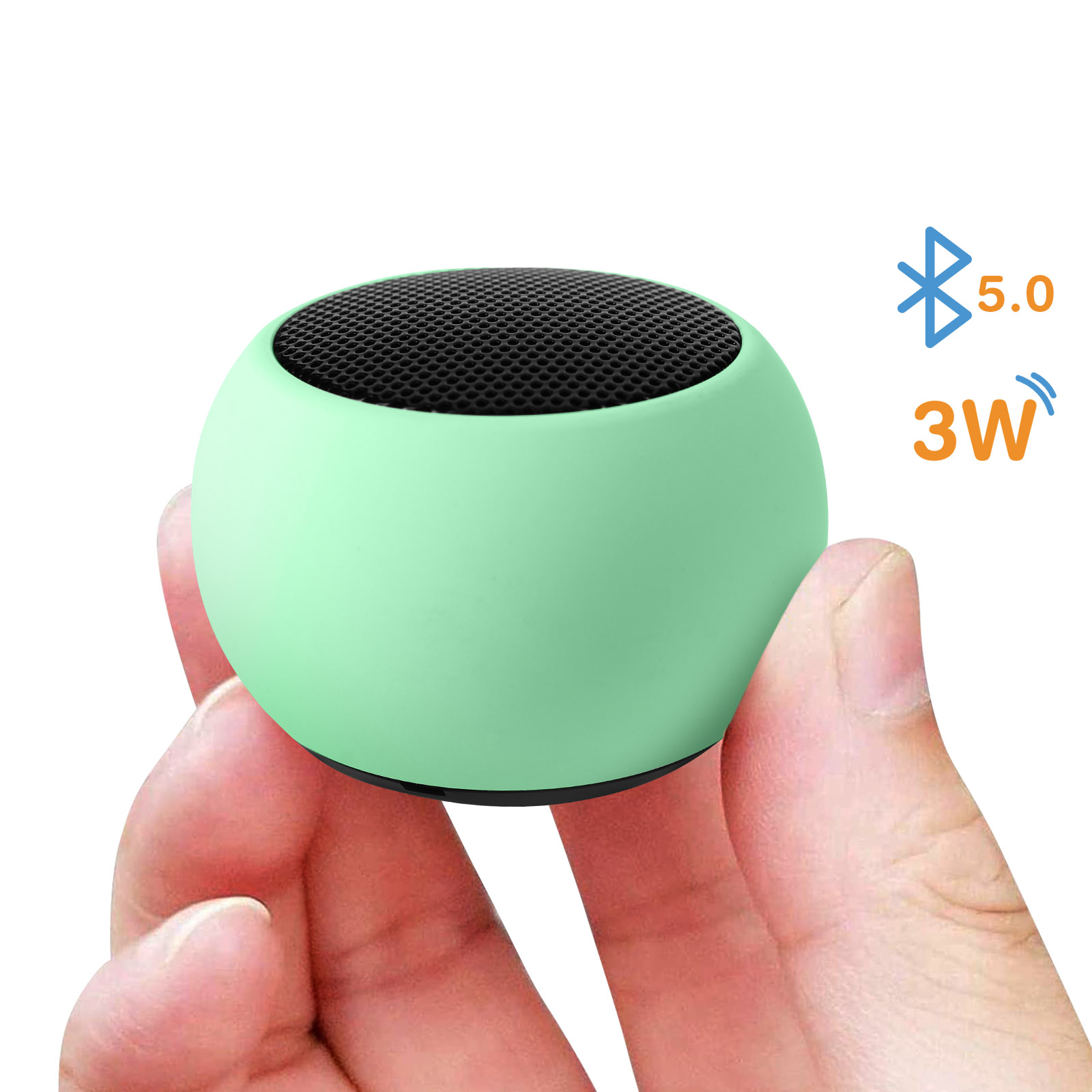 Mini Enceinte Bluetooth, Haut-Parleur 3W avec Déclencheur d