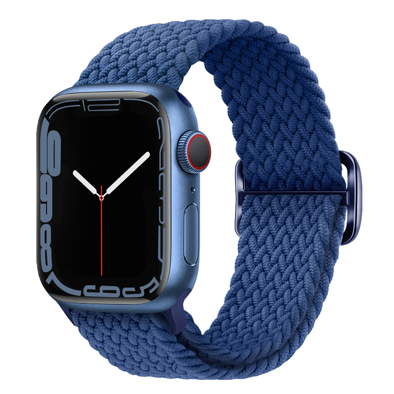 Apple Watch 41mm 40mm 38mm Armband aus widerstandsfahigem Nylon Dunkelblau