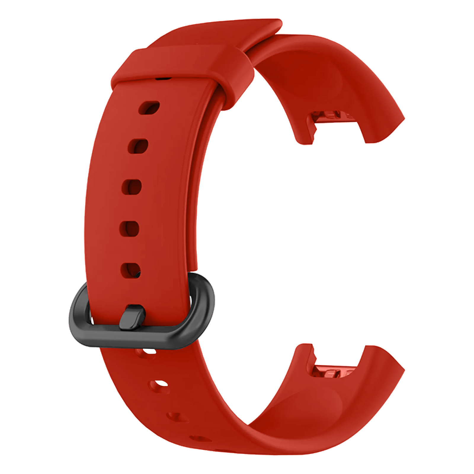 Bracelet Power Balance Silicone Rouge/Blanc Taille M - Technologie Holographique