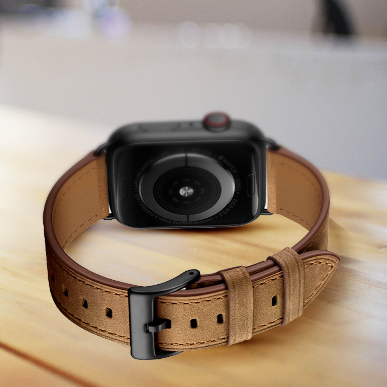Bracelet cuir brun clair - Apple Watch 38mm / 40mm / 41mm - Acheter sur  PhoneLook