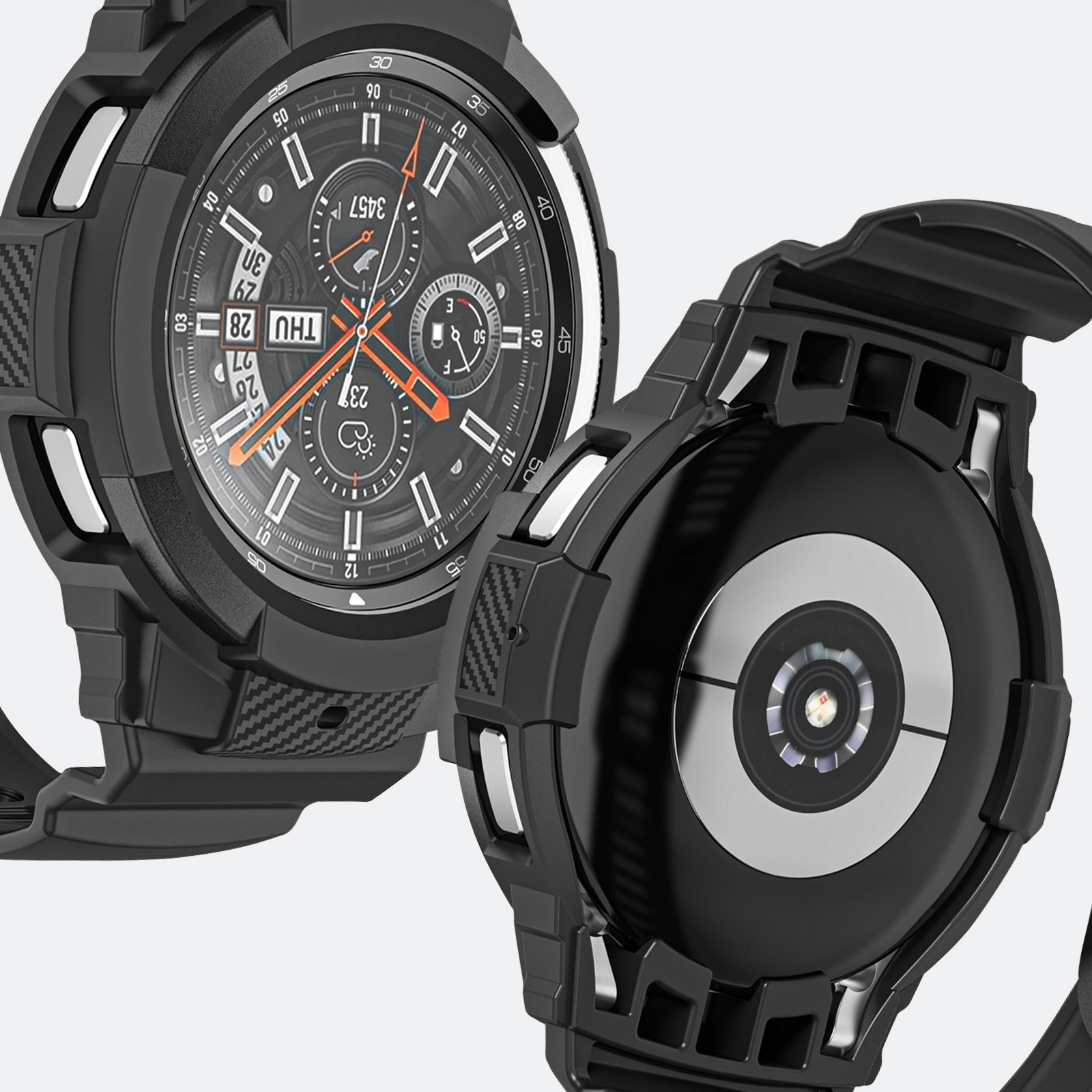 Correa Sport Samsung Galaxy Watch 5 / 5 Pro / 4 Silicona – Negro