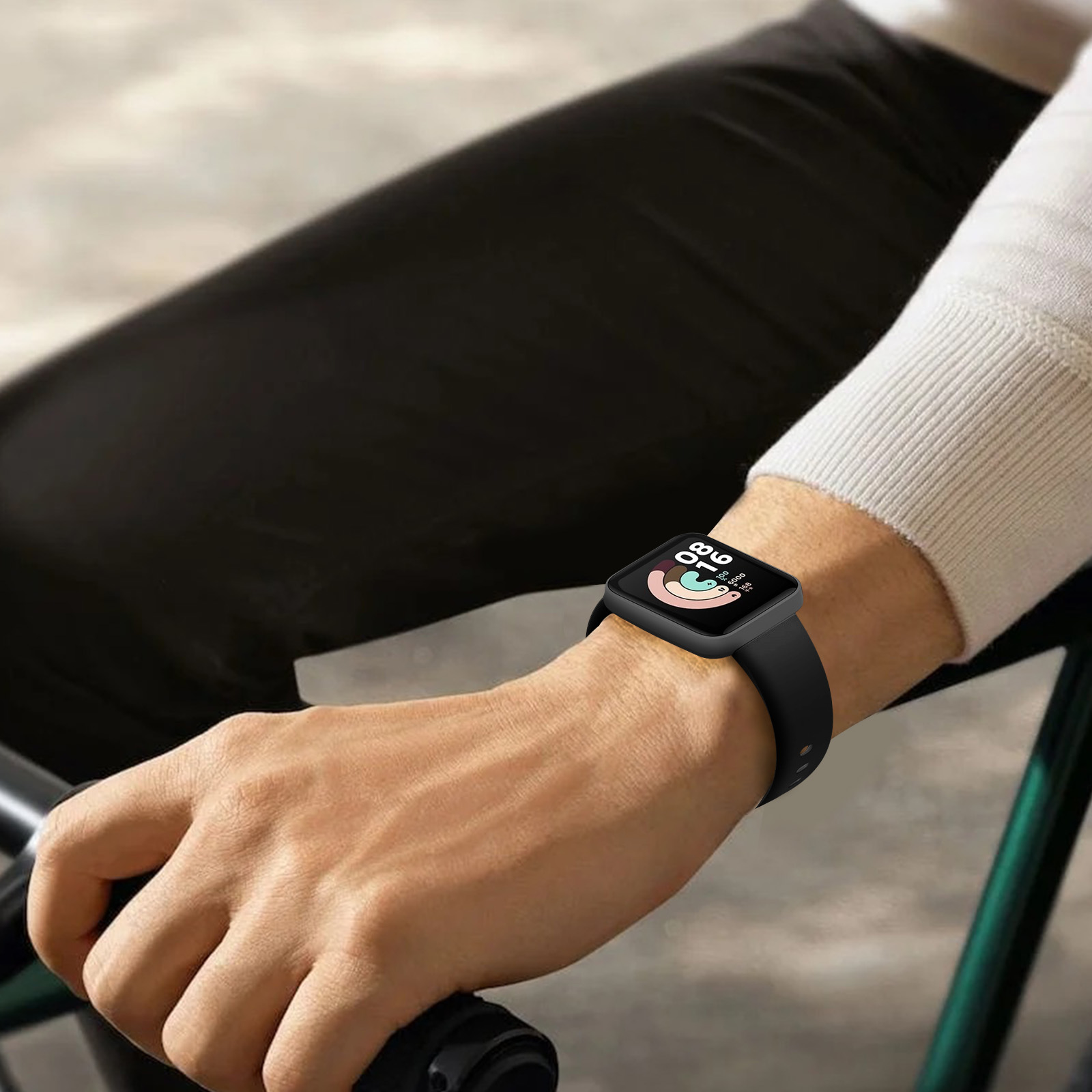 Correa para Xiaomi Mi Watch Lite / Redmi Watch en Silicona Elegante y  Ajustable - Negro - Spain