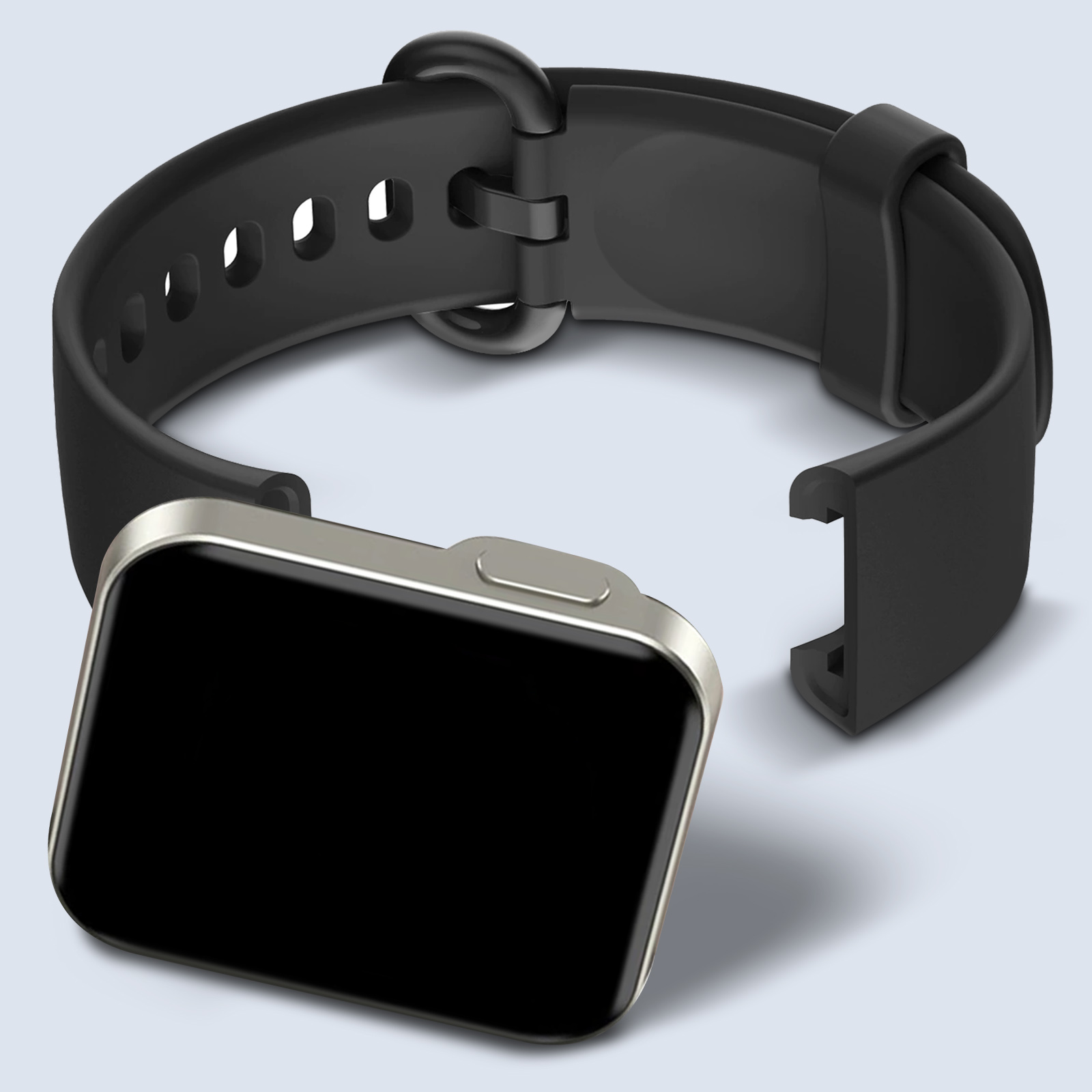 Correa para Xiaomi Mi Watch Lite / Redmi Watch en Silicona Elegante y  Ajustable - Negro - Spain