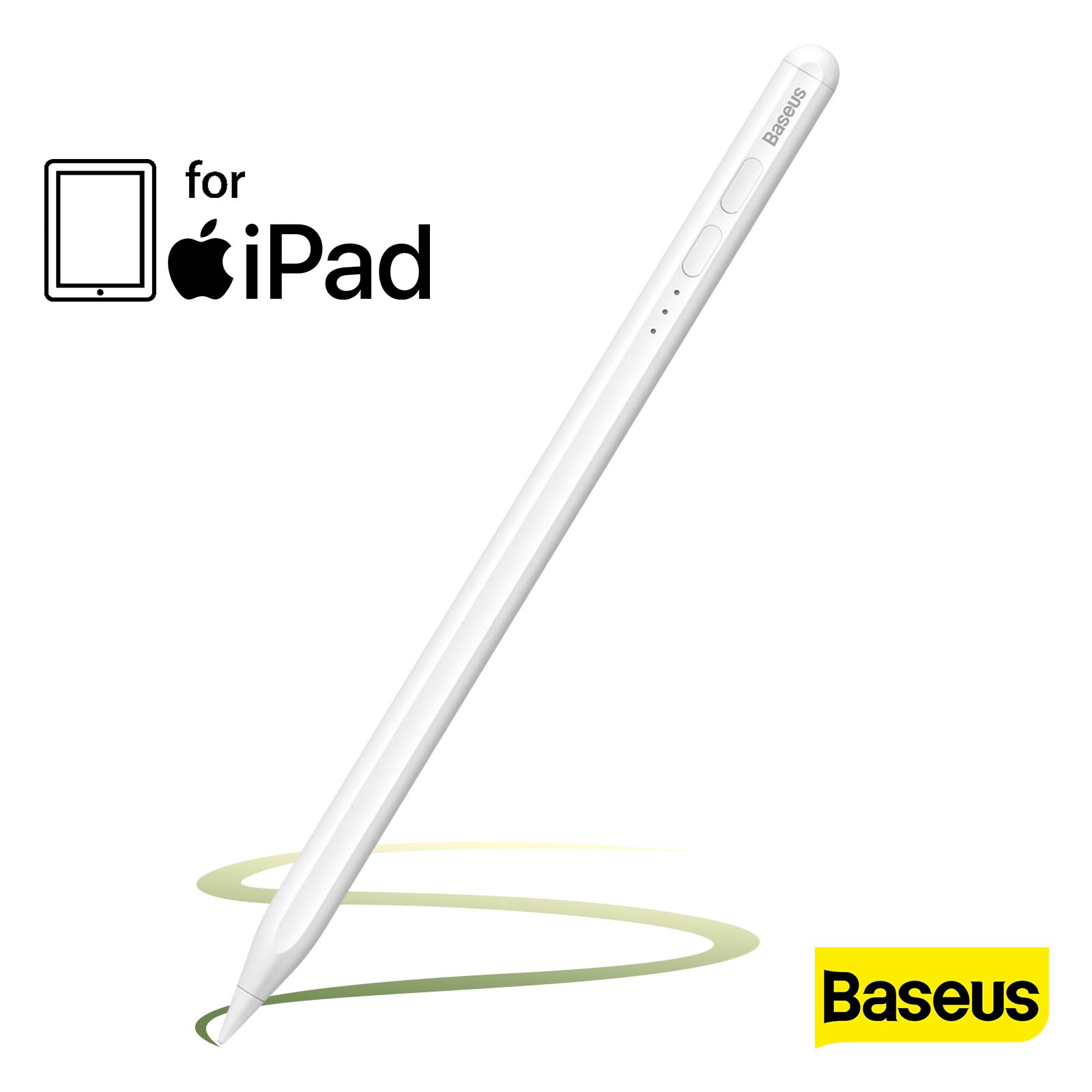 Baseus Stylet Actif pour iPad Haute Précision Rejet de Paume