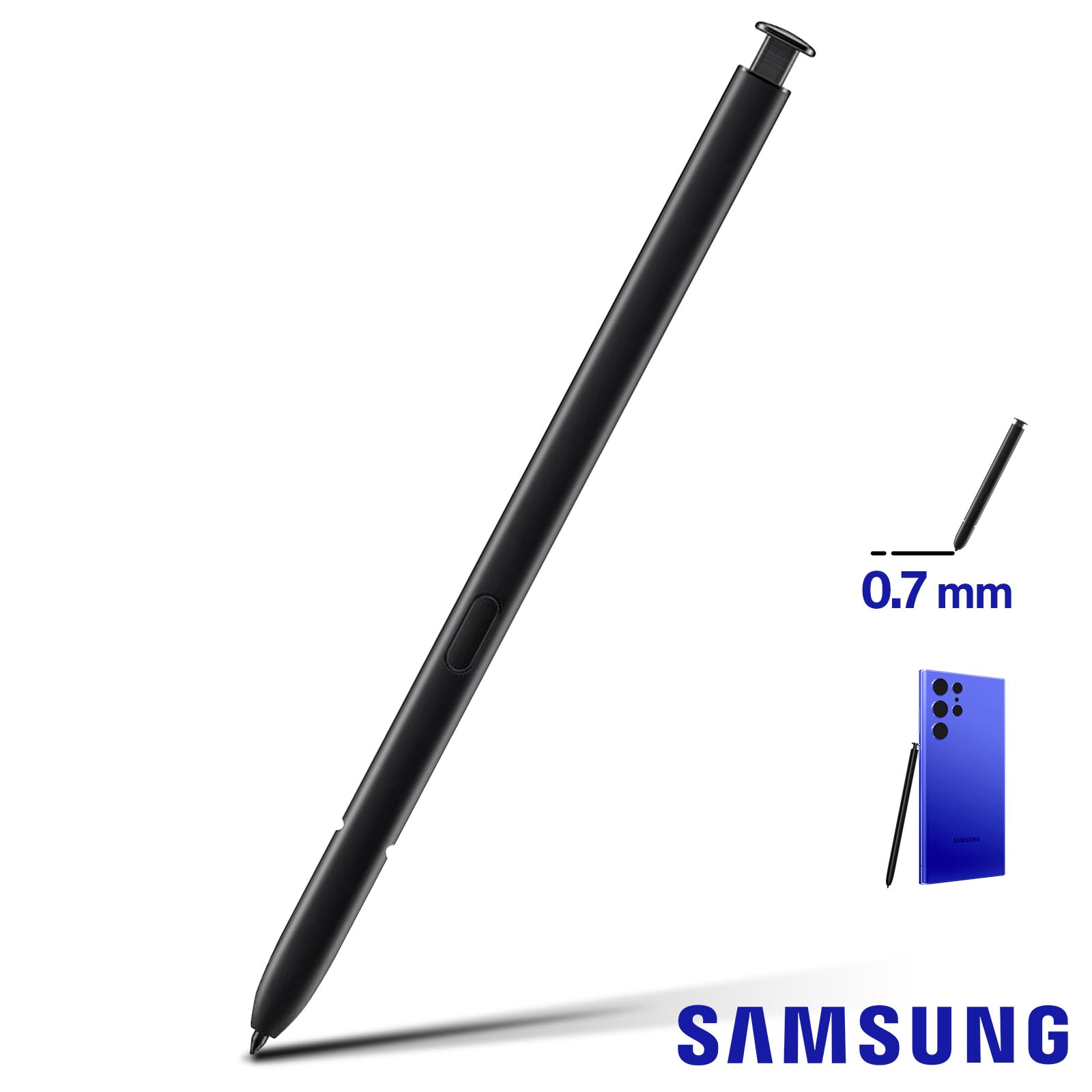 Original Samsung S Pen Samsung Galaxy S23 Ultra, Hohe Drucksensibilität –  Schwarz - German