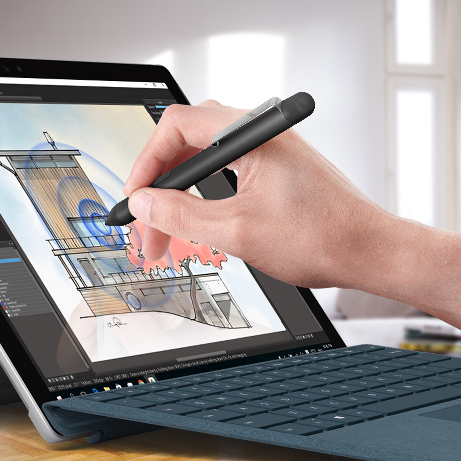 Avizar Stylet à écran Tactile pour Tablette et Laptop Microsoft Haute  Précision Argent - Stylet tablette tactile - LDLC