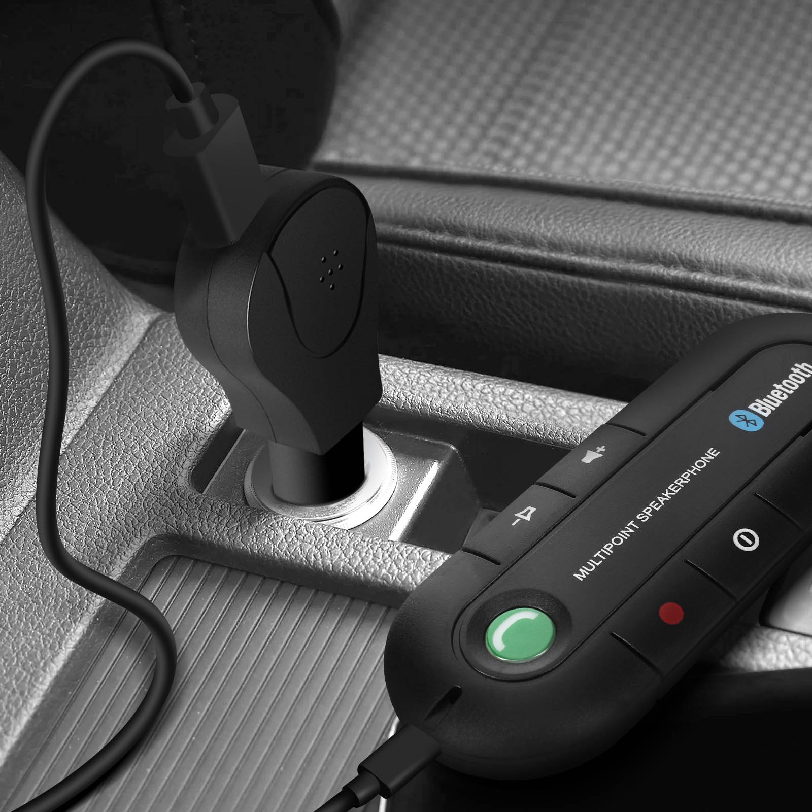 Kit manos libres Bluetooth para coche, Supertooth Buddy - Spain