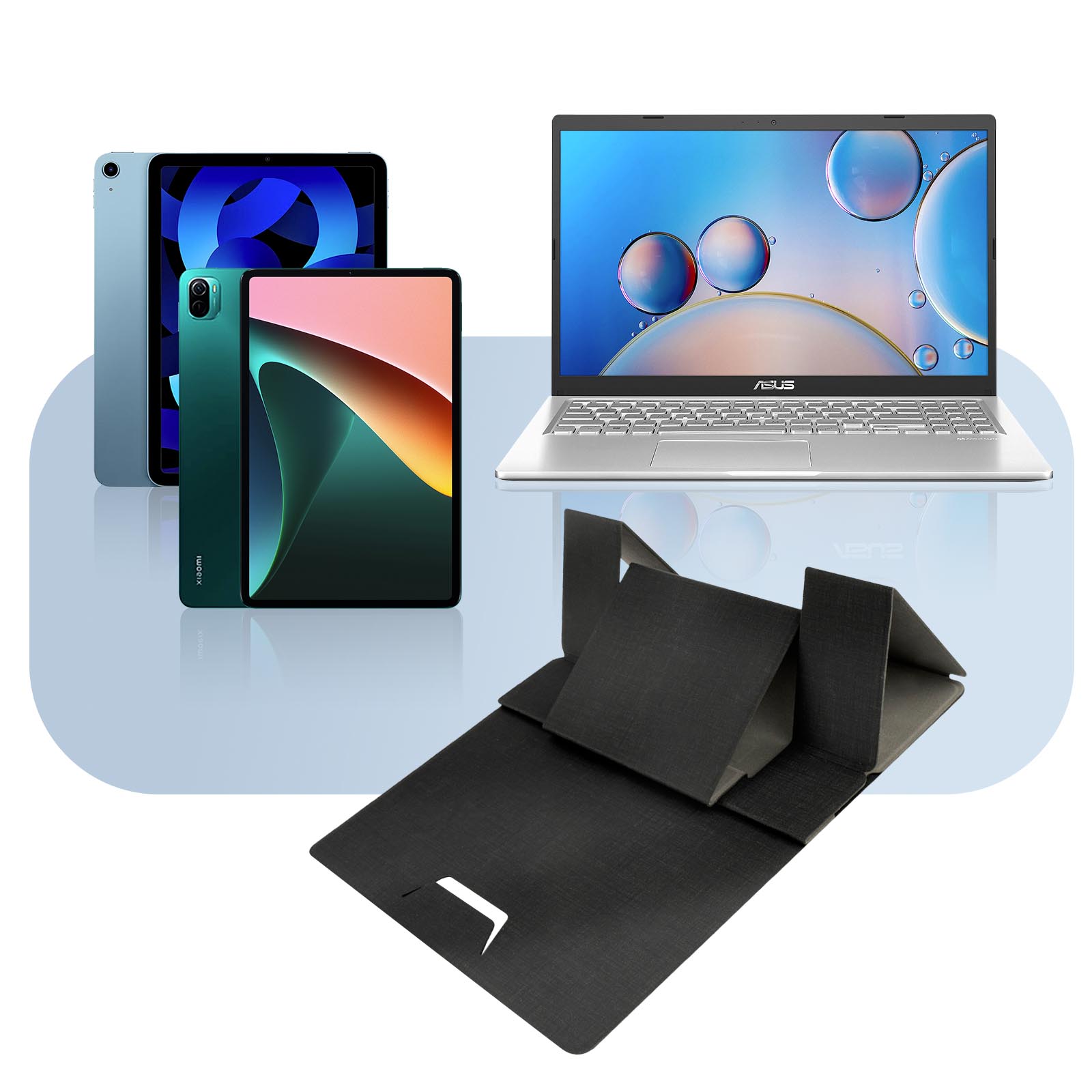 Deskmate, un support pour iPad et ordinateur portable
