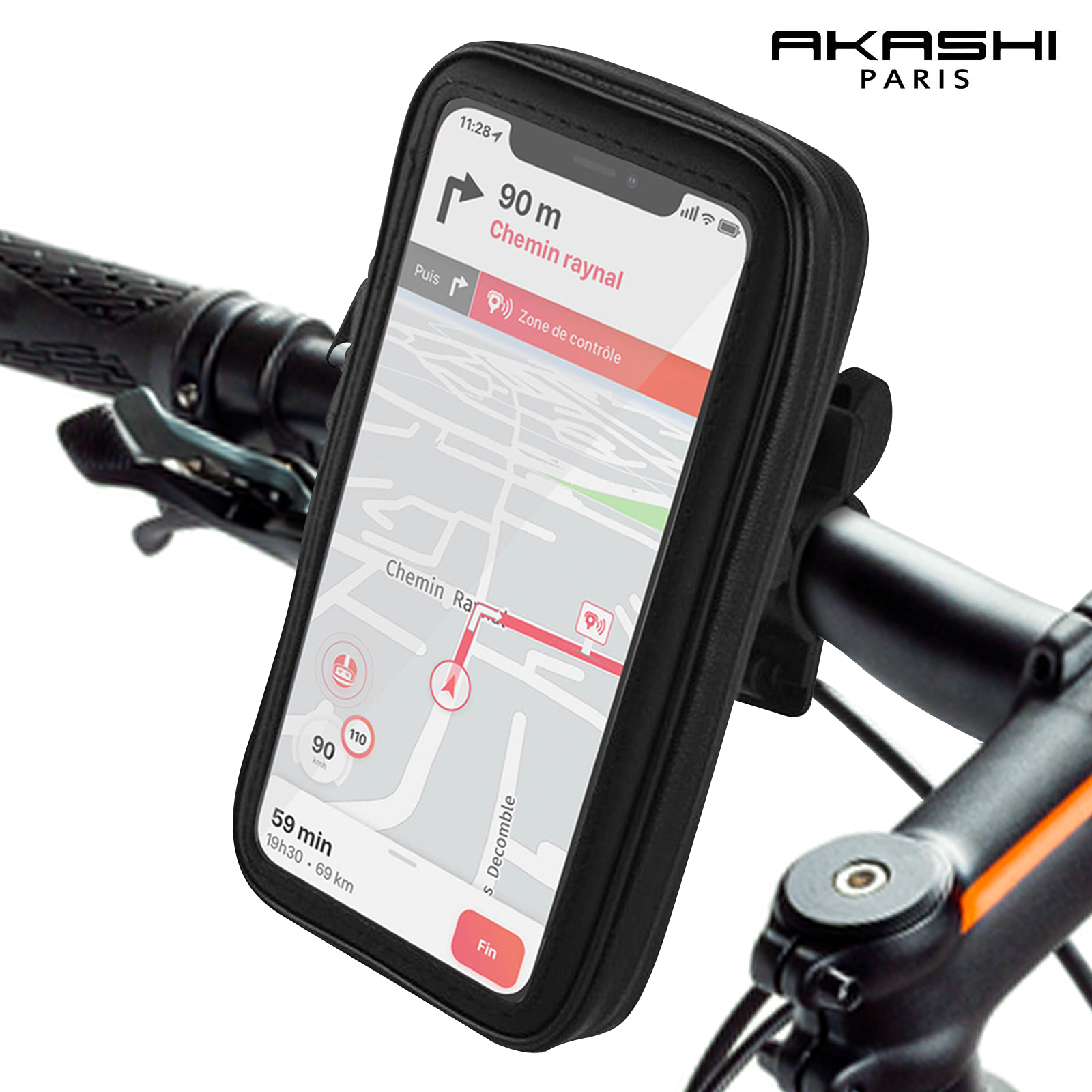 iPhone 13 mini Fahrradhalterung behält das iPhone im Blick und die Hände am  Lenker - xMount@Bike