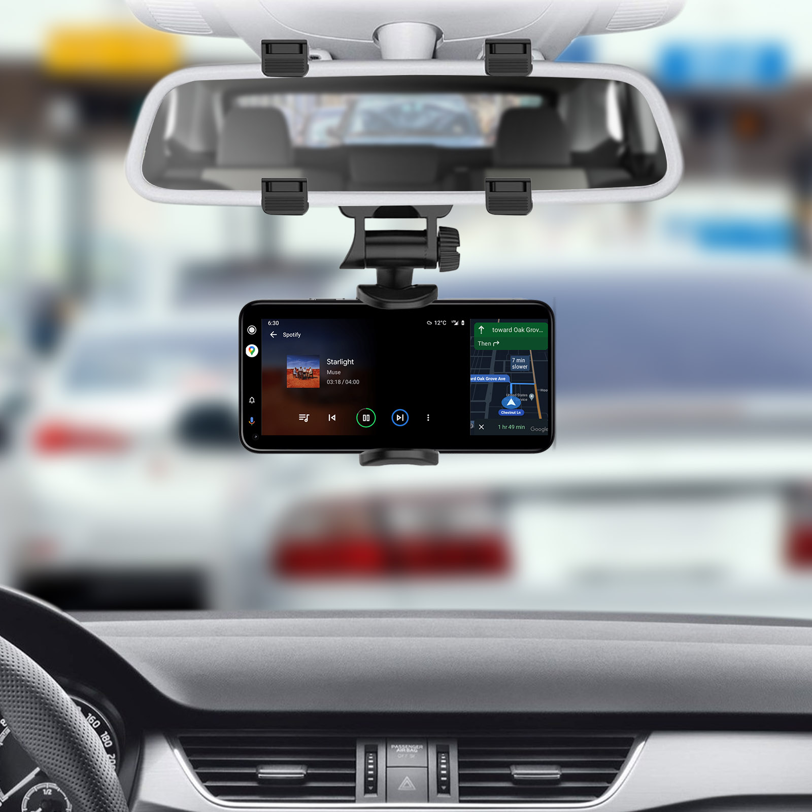 Rückspiegelhalter für die Rückenlehne, Multi-Winkel-Einstellung nach  Belieben, Auto-Rückspiegel-DV-Kamera-Halter, Auto-Fahrrekorder-Halter,  (schwarz)