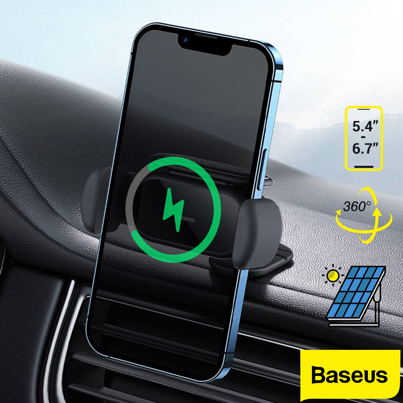Soporte magnético Belkin para rejilla de ventilación de coche para iPhone  12 - Soporte para coche