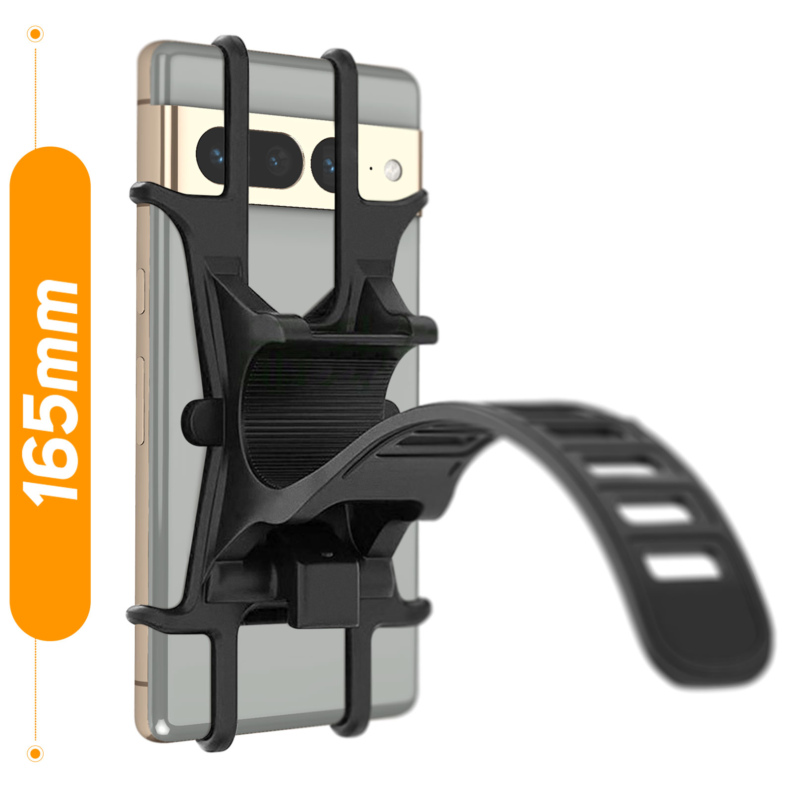 Soporte para Smartphone para bicicleta, expandible y giratorio 360°, soporte  para manillar, iHower H183 - negro - Spain