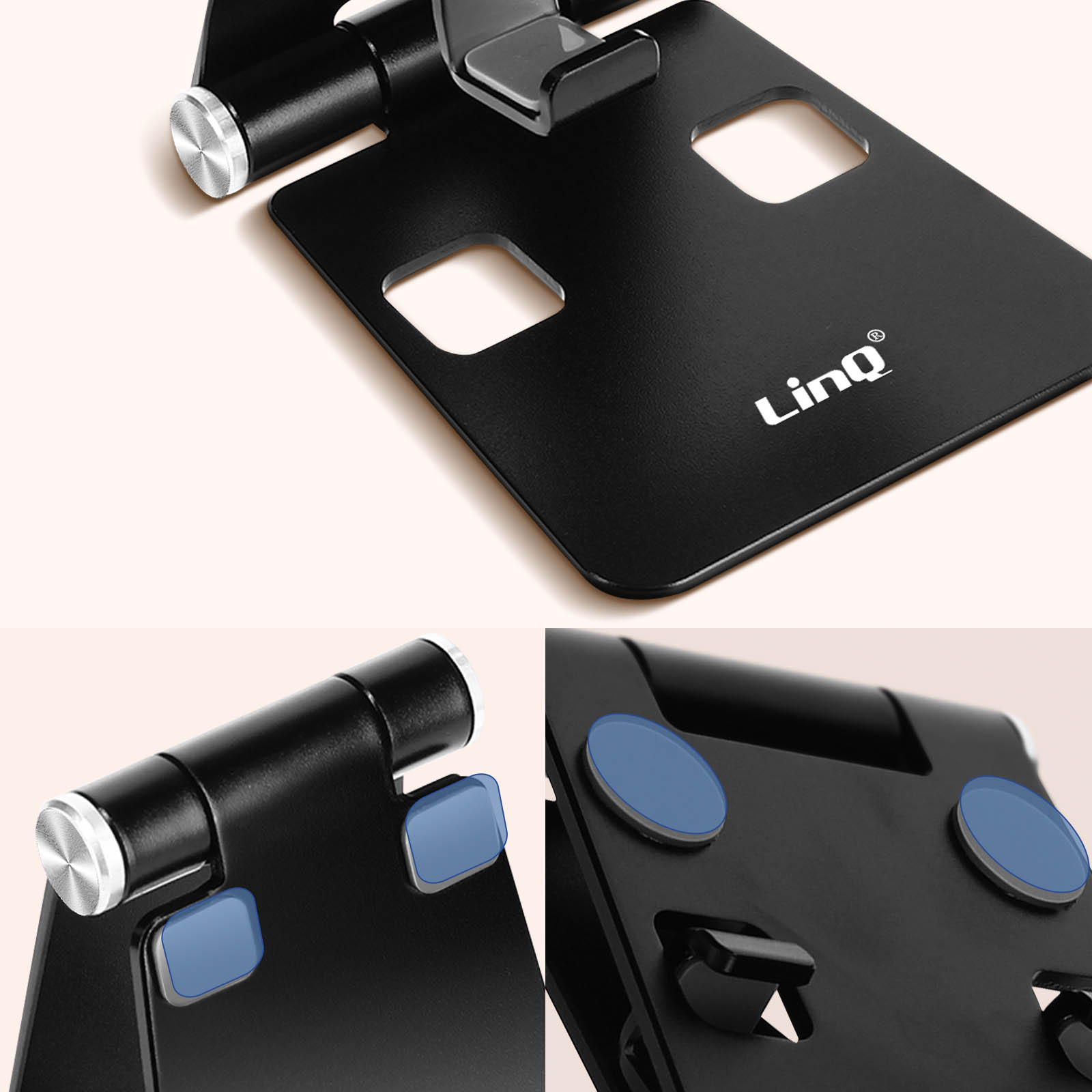 Support Téléphone Tablette moins de 14 inch Universel Pour Bureau LinQ HD676