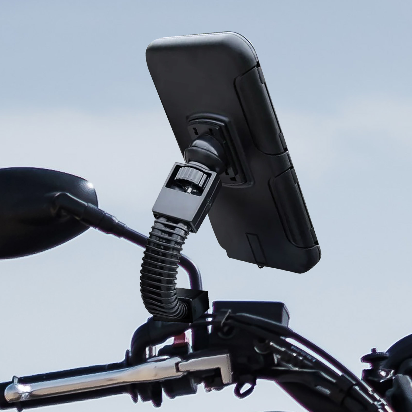 Étui universel pour smartphone de moto de 6,6 po/fixation de guidon de  support