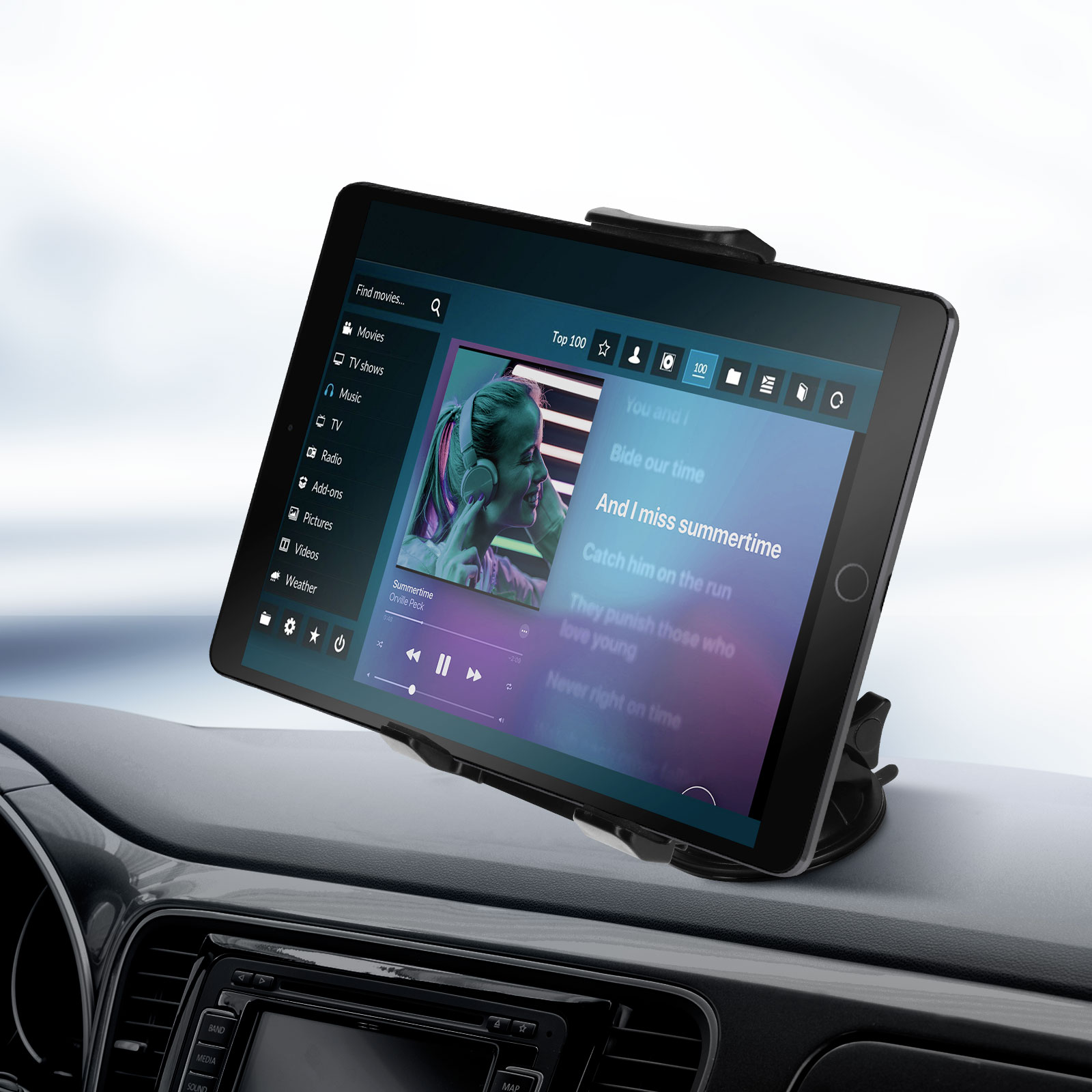 Supporto Auto Estensibile per Smartphone e Tablet, con Ventosa e Braccio  Regolabile - LinQ - Italiano