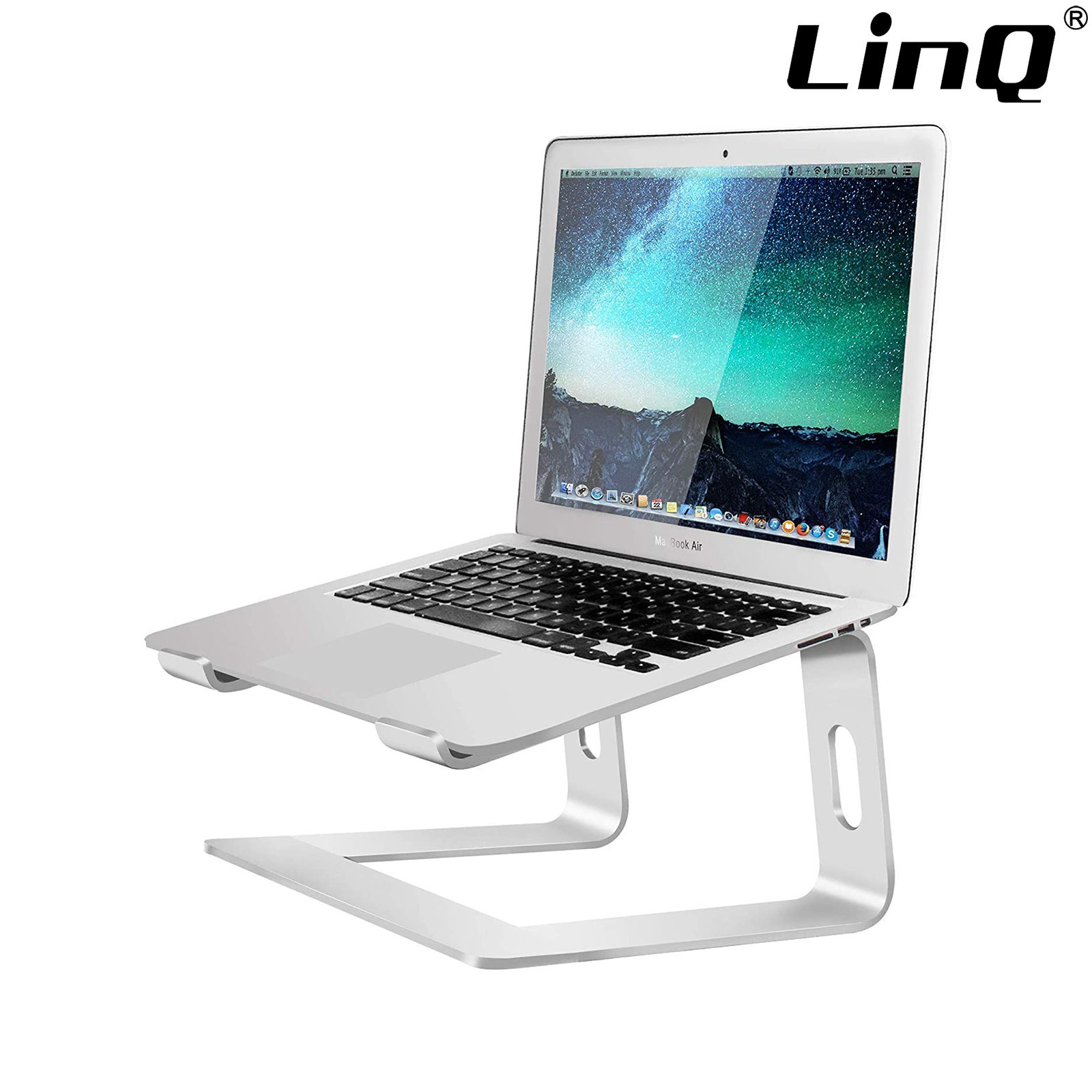 Support Ordinateur Portable / Macbook en Aluminium Ventilé, LinQ