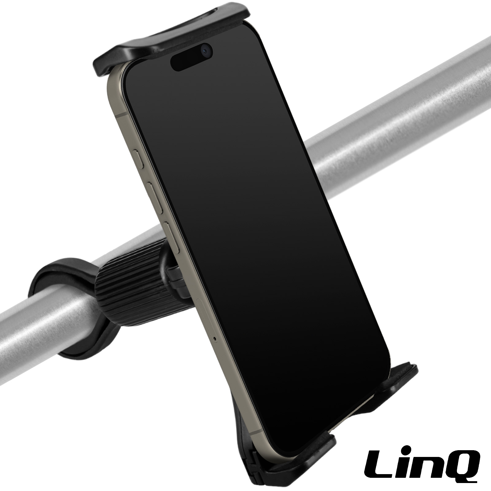 Support voiture tableau de bord pour iphone 11, 11 pro & 11 pro max apple  pince reglable universel adaptable (noir)