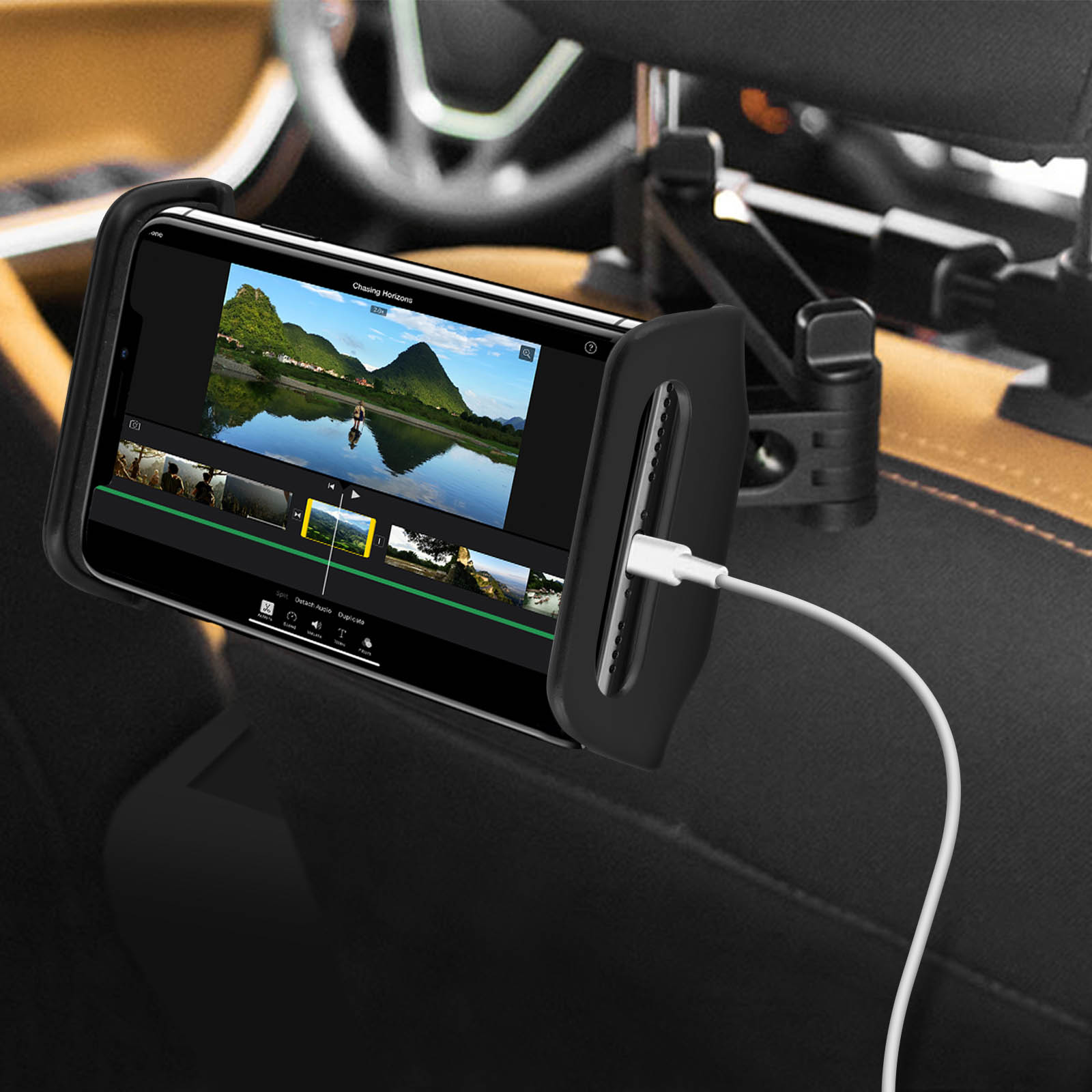 Soporte para tablet tableta carro auto brazo universal ajustable