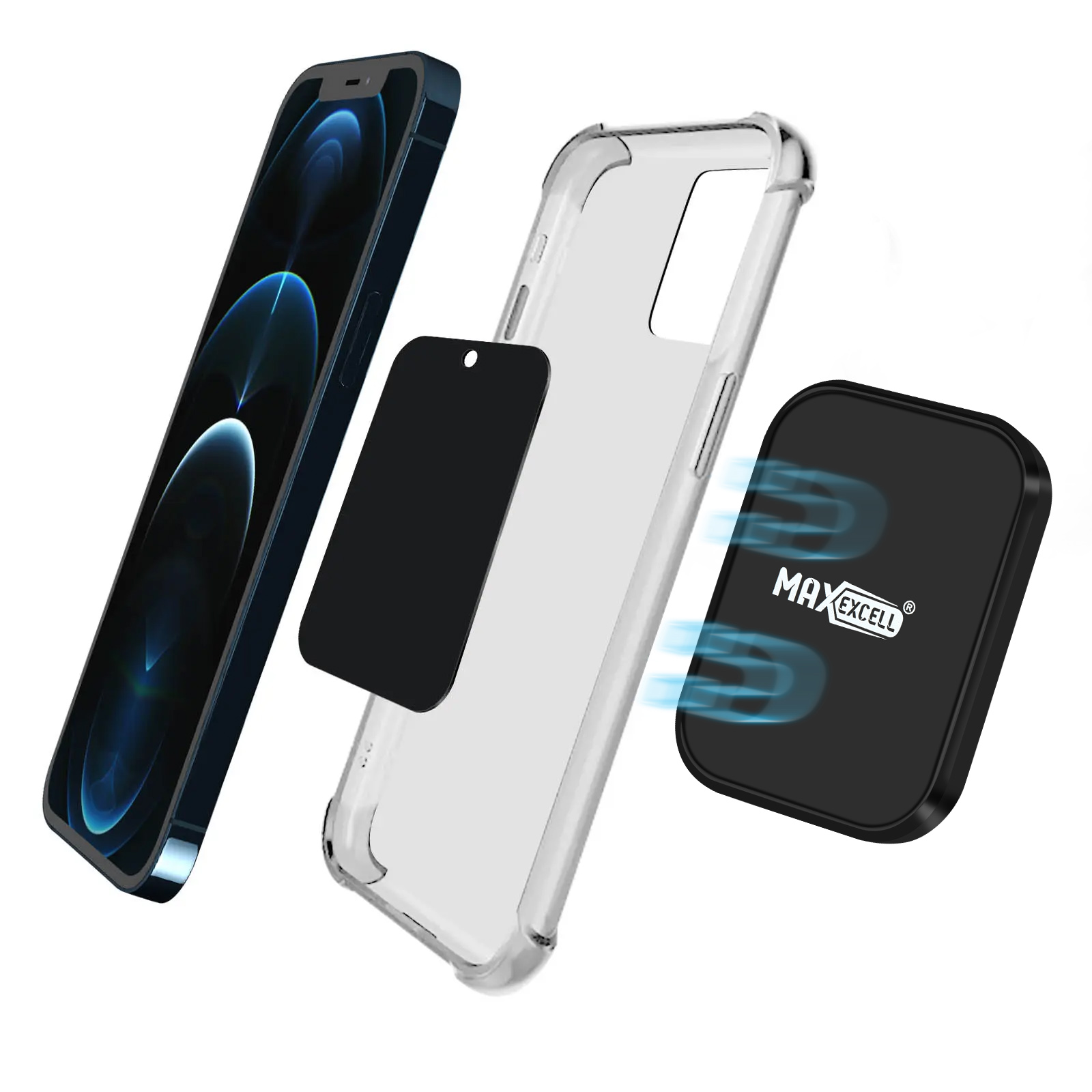 Pack de 2 Imanes Magnéticos para Smartphone con Adhesivo 3M