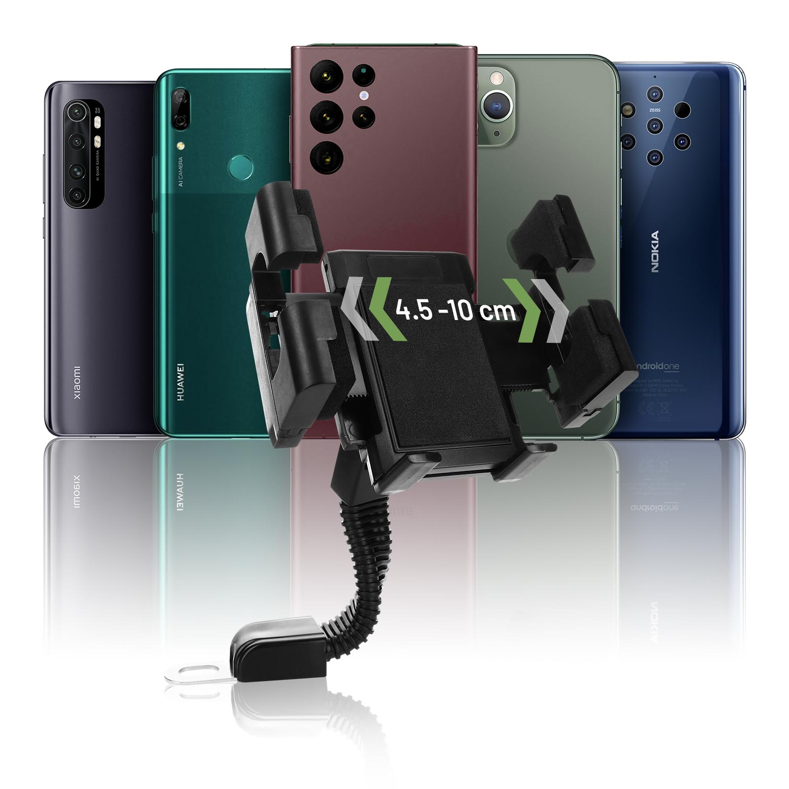 Wasserdicht Motorrad Motorrad Telefon Halter Handy Halterung für Roller  Rückspiegel Stehen für iPhone Xiaomi