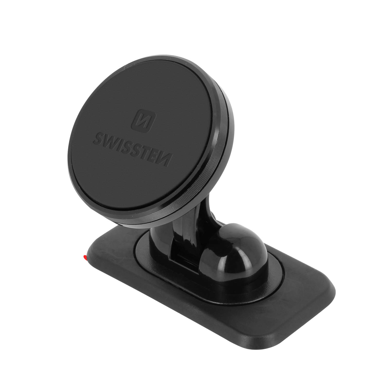 Support Voiture Magnétique Smartphone, Fixation Adhésive 3M, Swissten  S-Grip - Noir