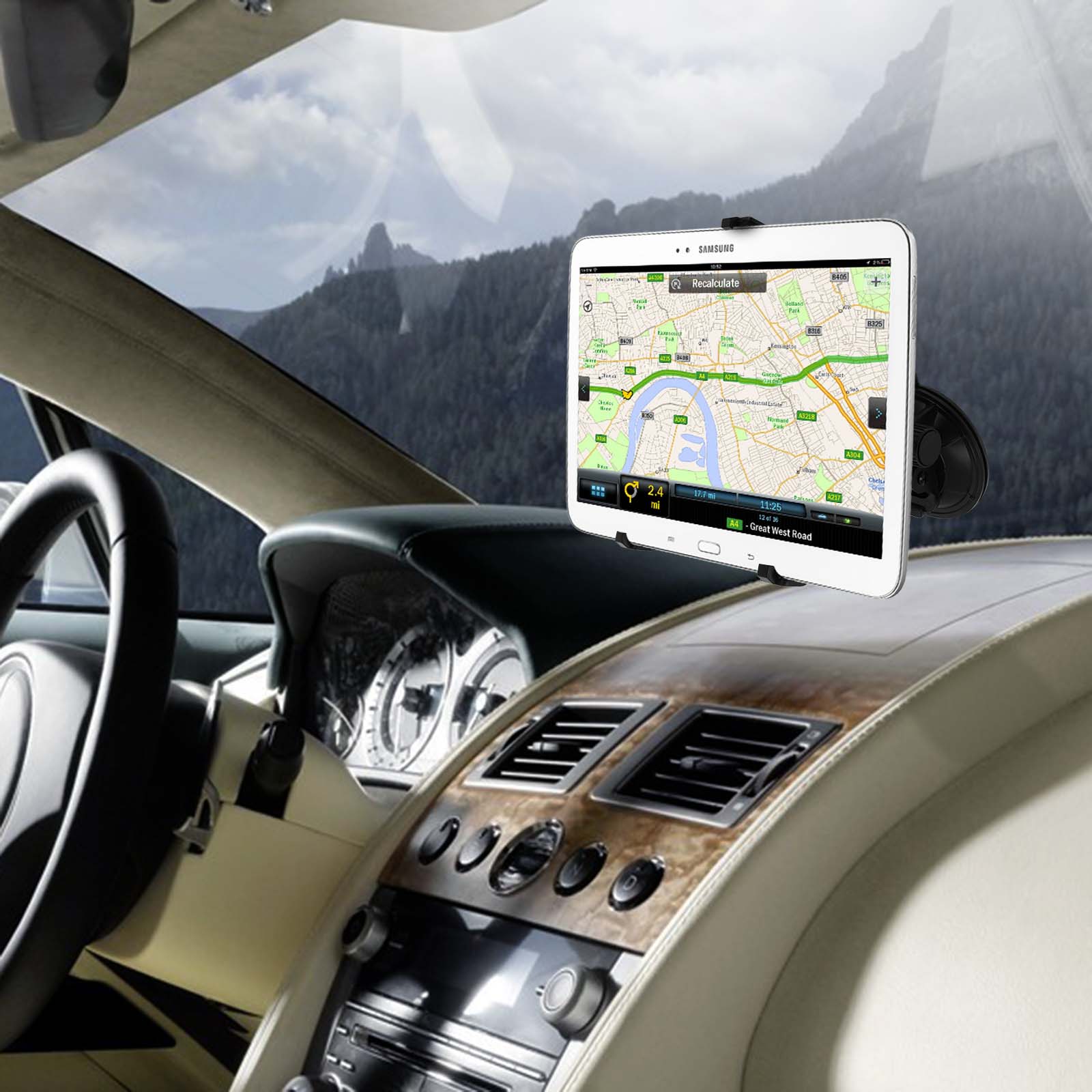 KGC Shop Supporto Auto Universale per Tablet da 10” poggiatesta