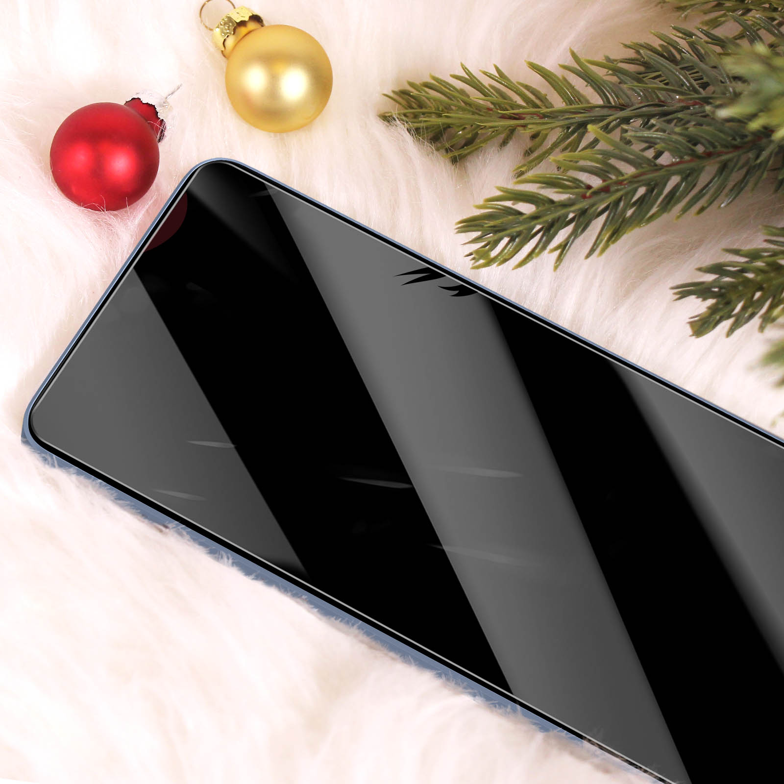 Set de regalo de Navidad para Xiaomi 13T y 13T Pro, Funda Negro +