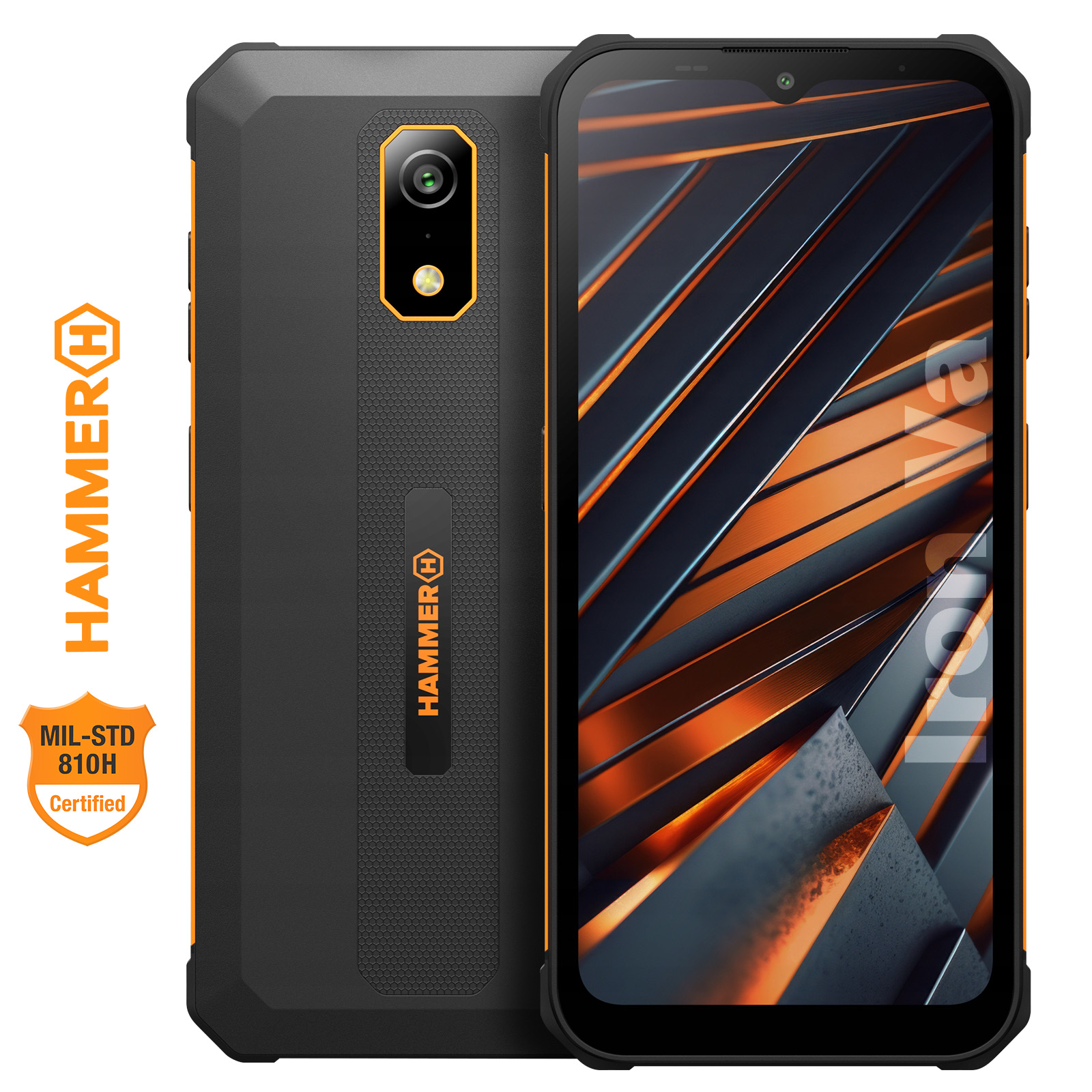 Telefono Robusto Hammer Rock LTE – IP68, MIL-STD-810H, 3000mAh, 2.4