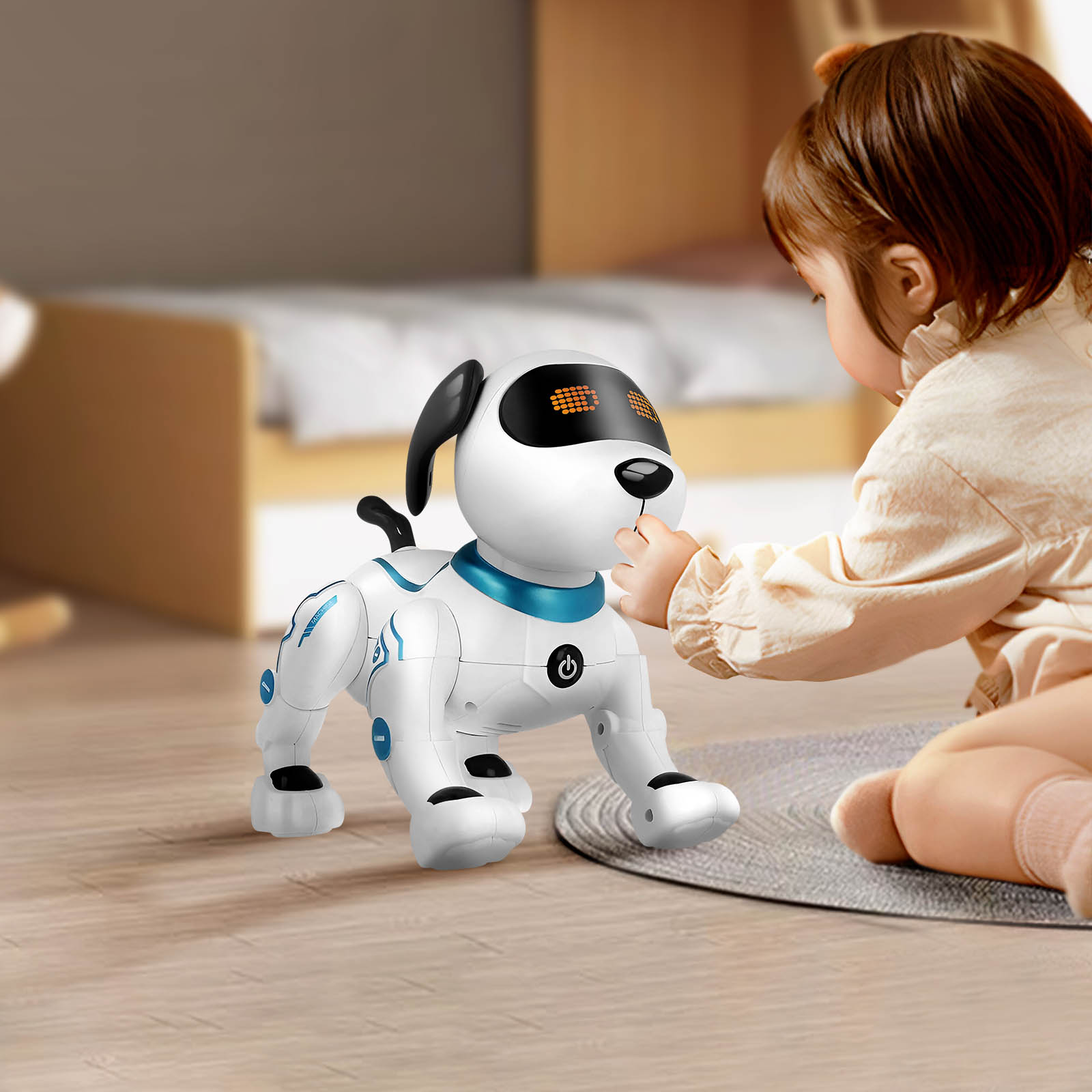 Chien Telecommande Jouet Enfant Robot Interactif Maxlife Francais