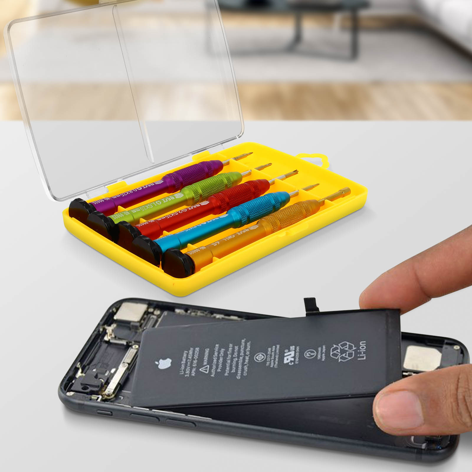 Avizar Kit d'outils Démontage Réparation Smartphone / tablette Set