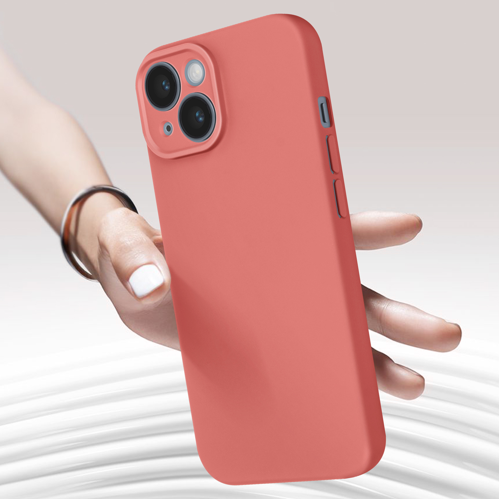 Custodia Silicone Opaca ONEFLOW Protezione 360 Gradi ONEFLOW Cover Morbida Compatibile Con Xiaomi 13 Lite, In Silicone Custodia Xiaomi Redmi Note 13 Pro+ 5G