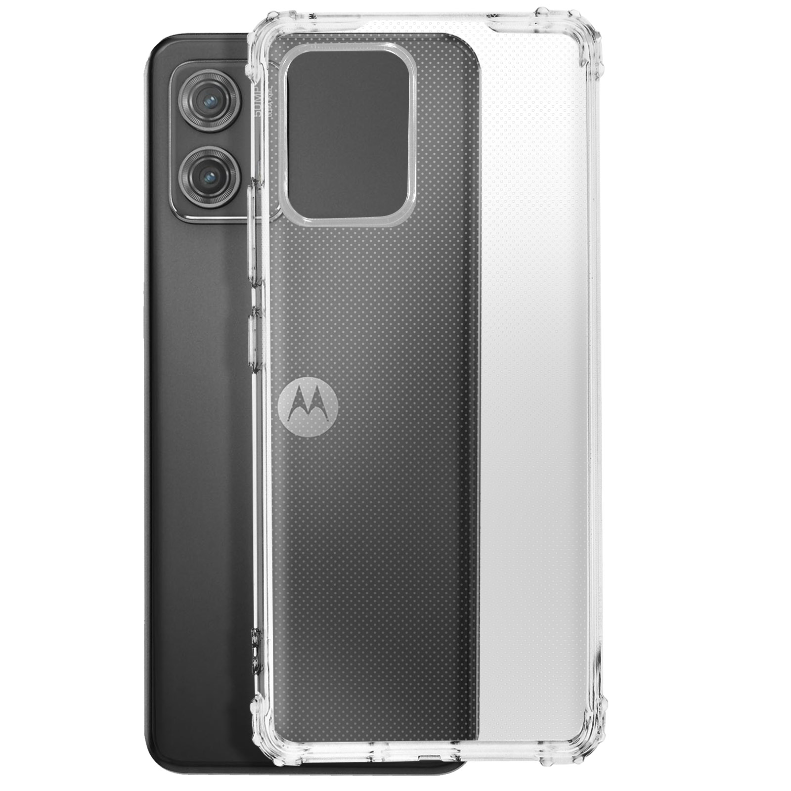 Funda Silicona Antigolpes Transparente Para Motorola Moto G73 5g