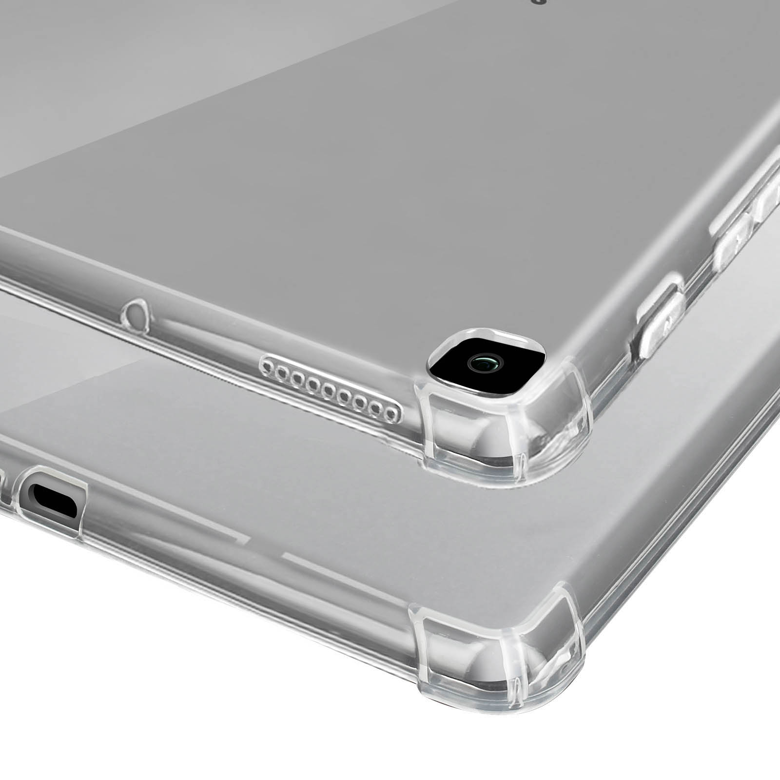Avizar Coque Pour Samsung Galaxy Tab S6 Lite Silicone Flexible Coins Bumper  Transparent - Etui tablette - LDLC